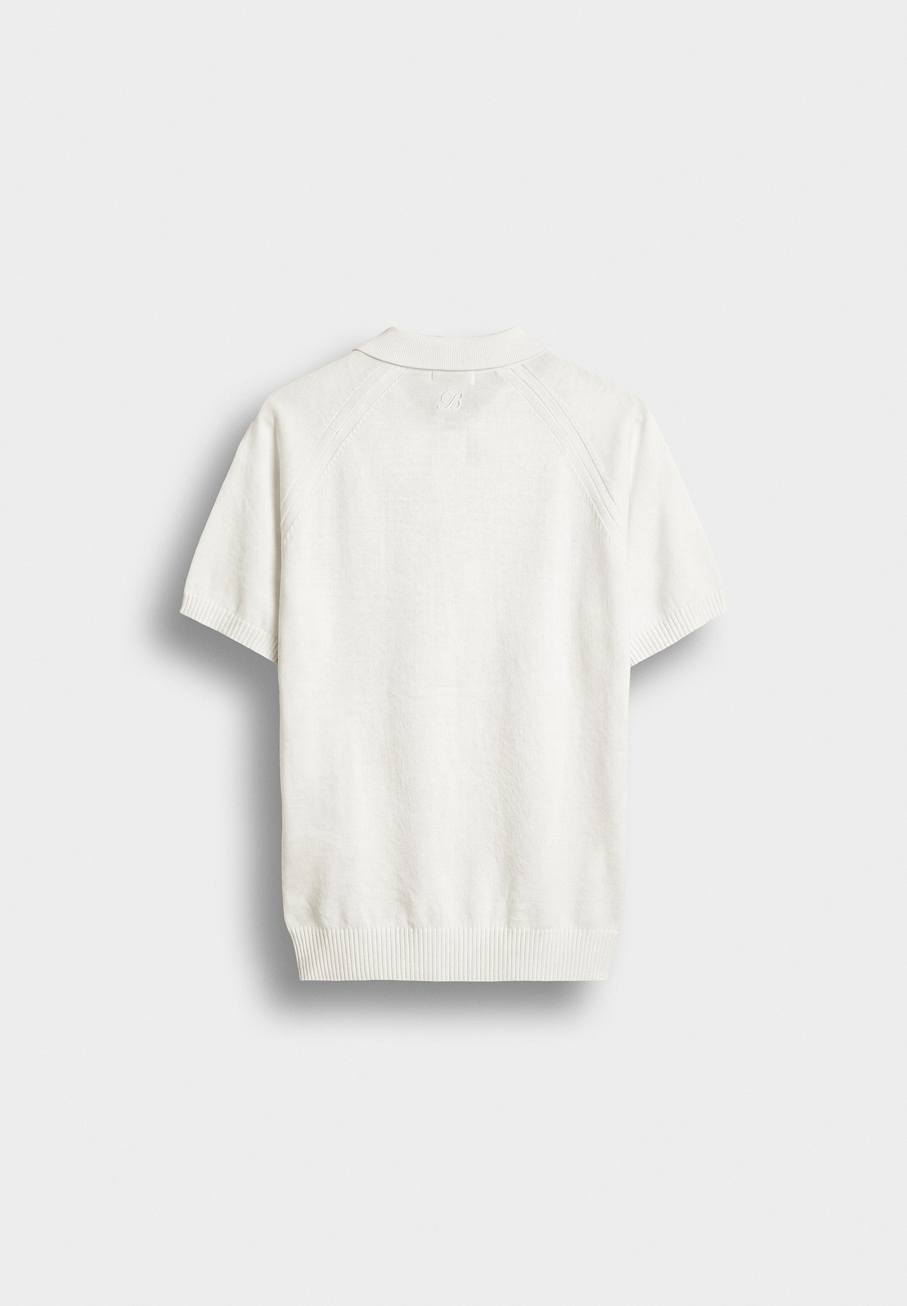 Fine Knit Polo T-Shirt