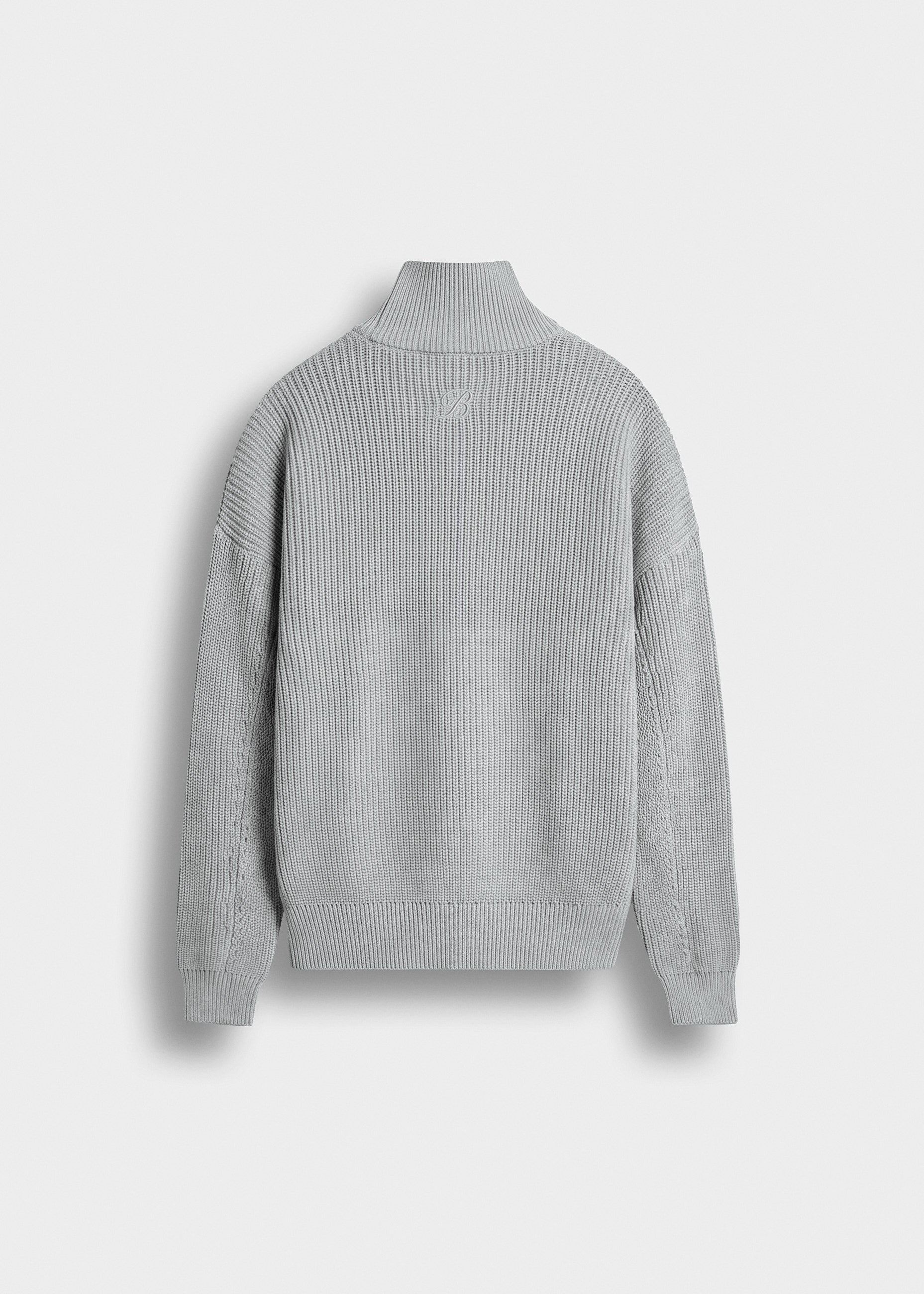 Chunky Knit Half-Zip Sweater