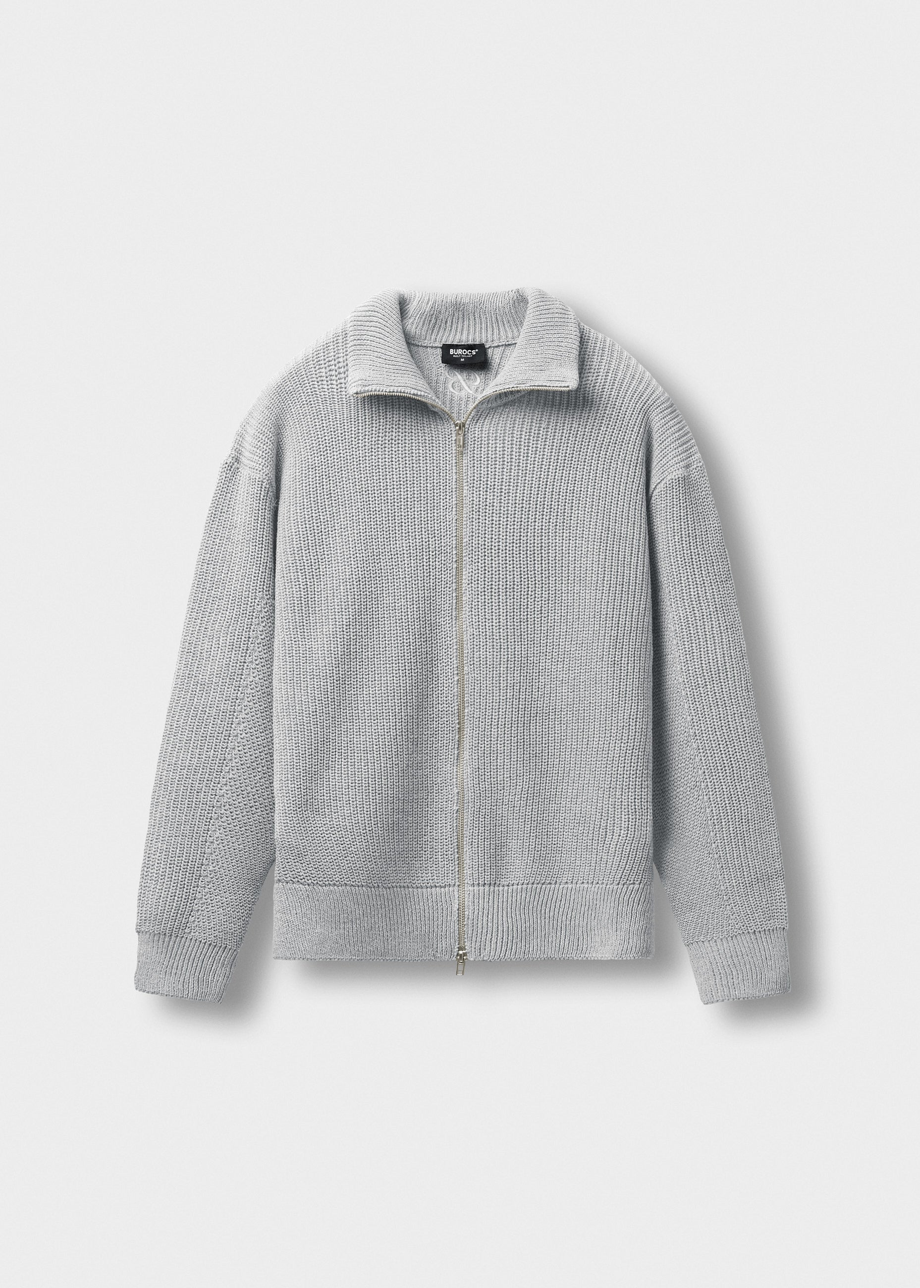 Chunky Knit Zip Jacket