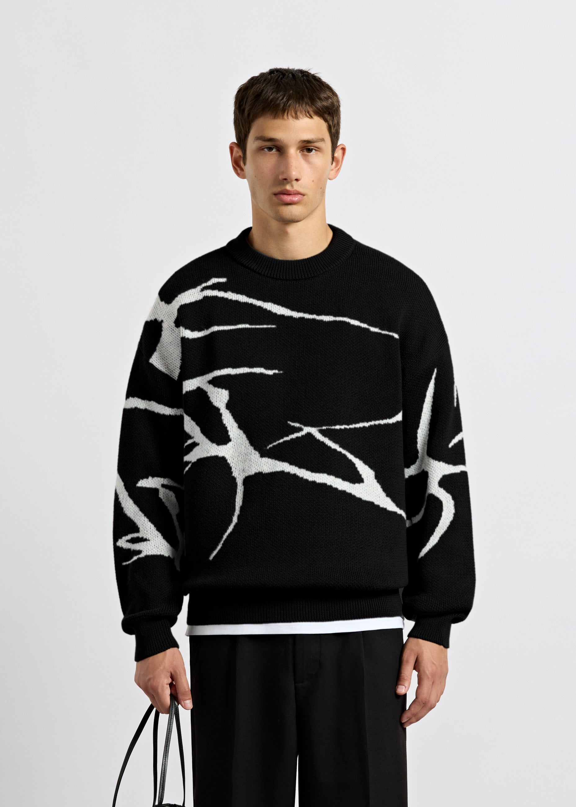 Jacquard Knit Sweater