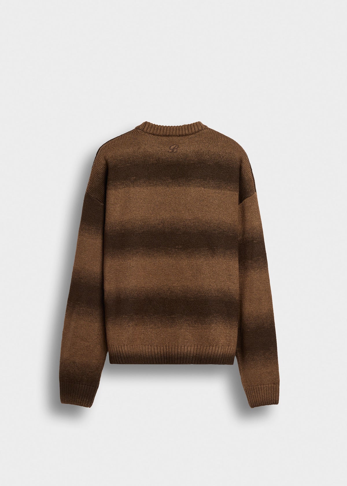 Knit Gradient Crewneck Sweater