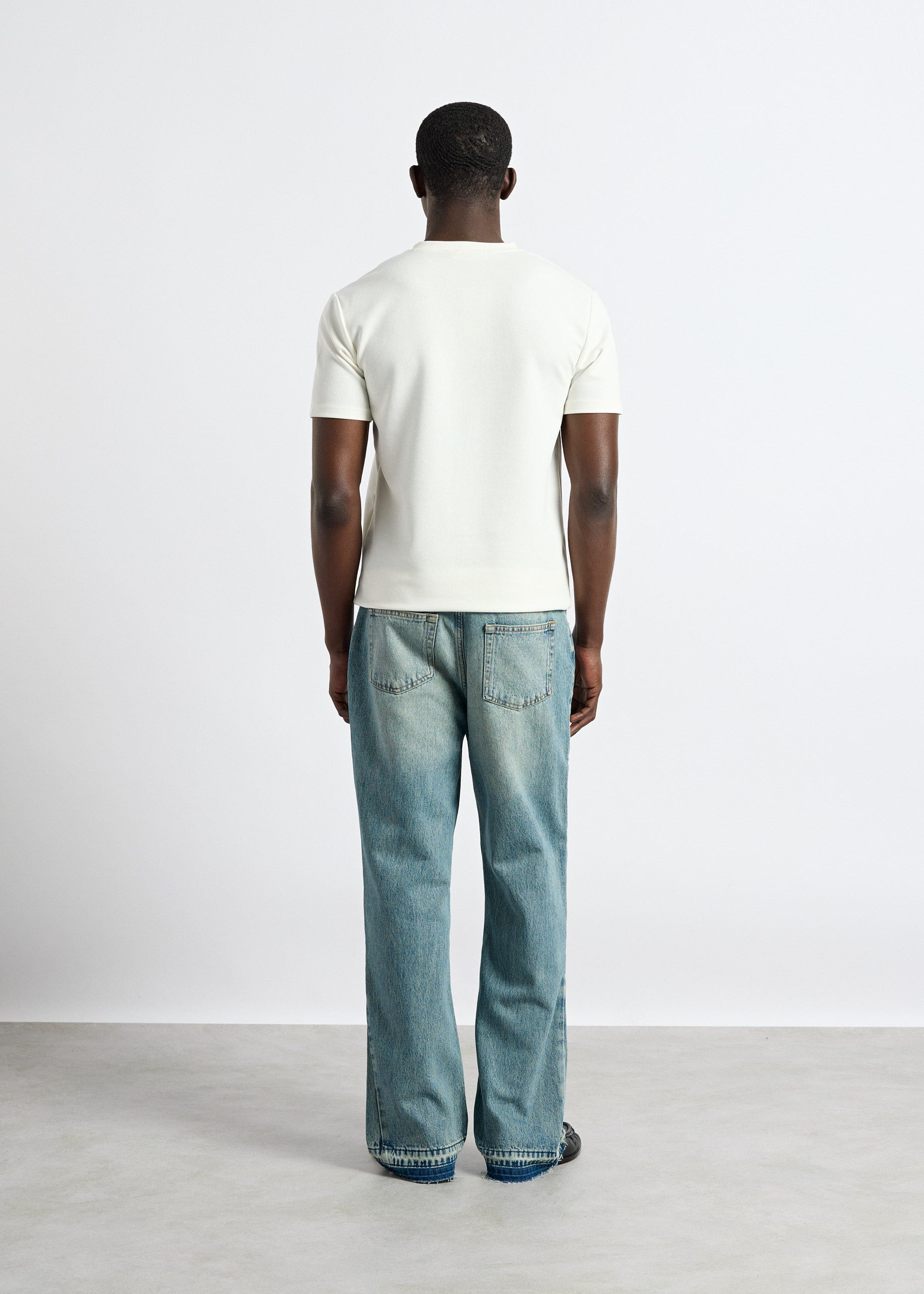 Tony Flared Open Hem Jeans