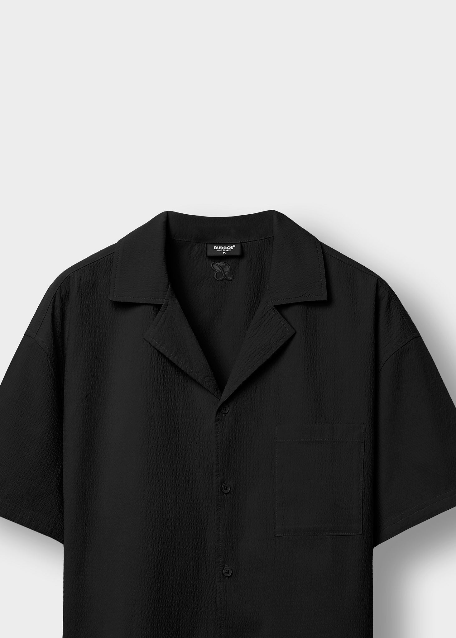 Solid Seersucker Shirt