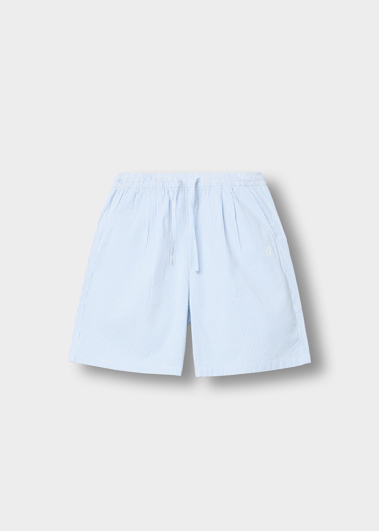 Striped Seersucker Shorts