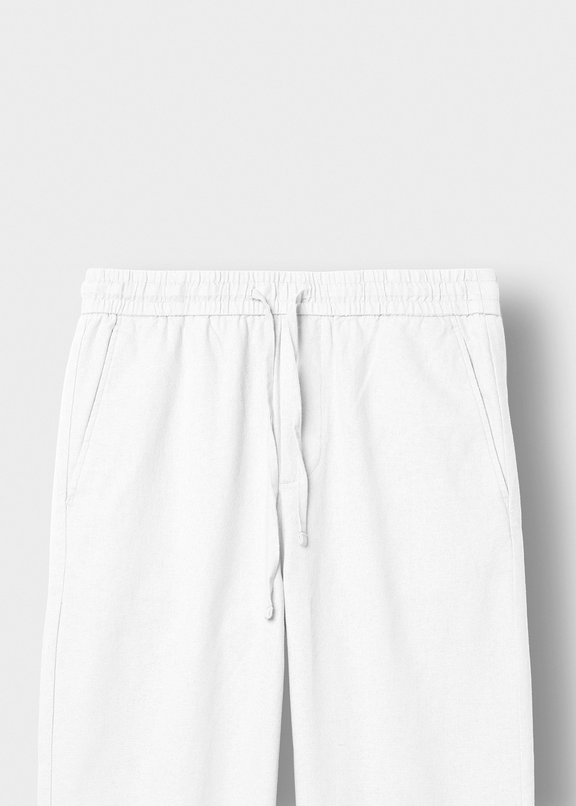 Linen-blend Pants