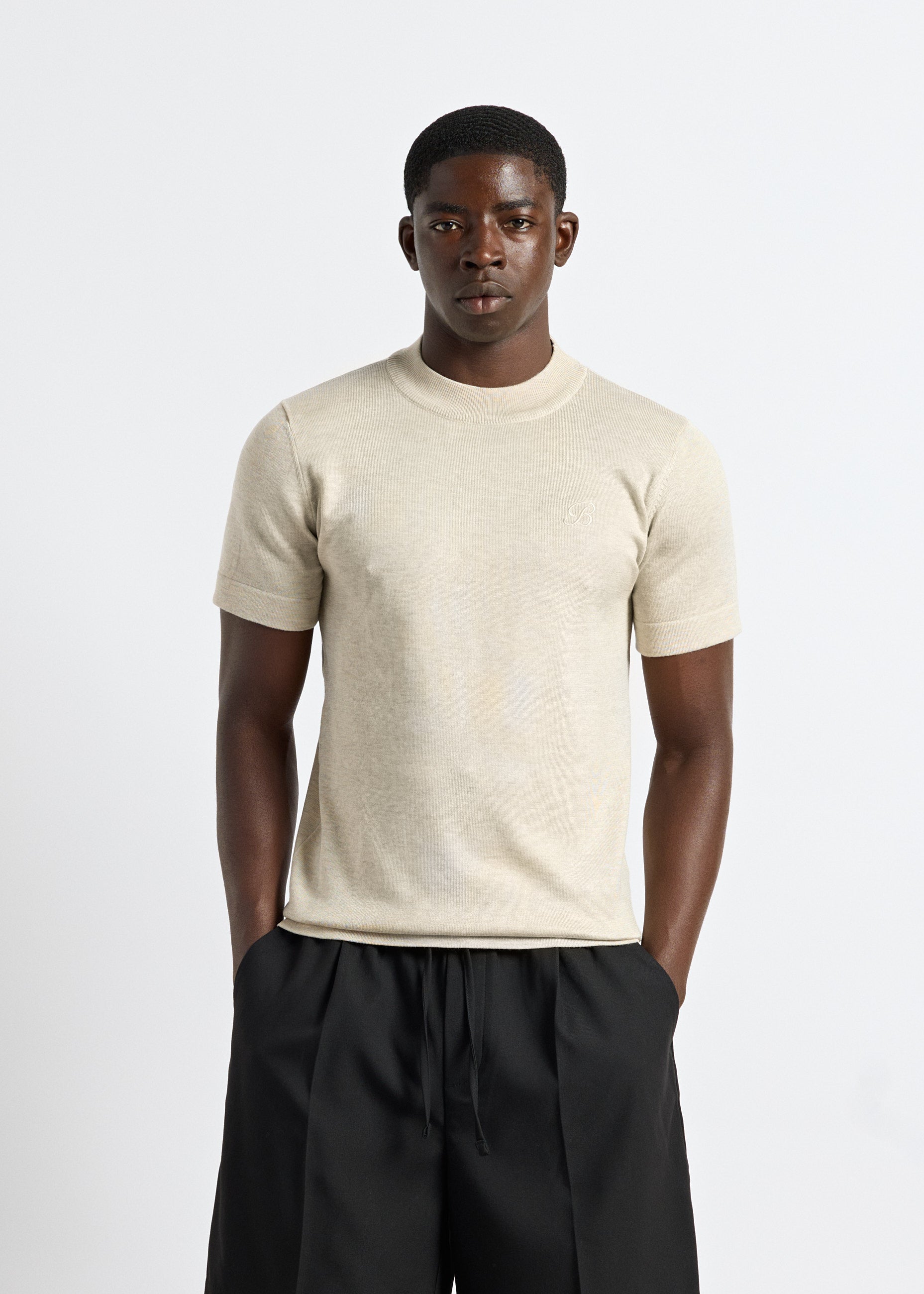 Fine Knit T-Shirt