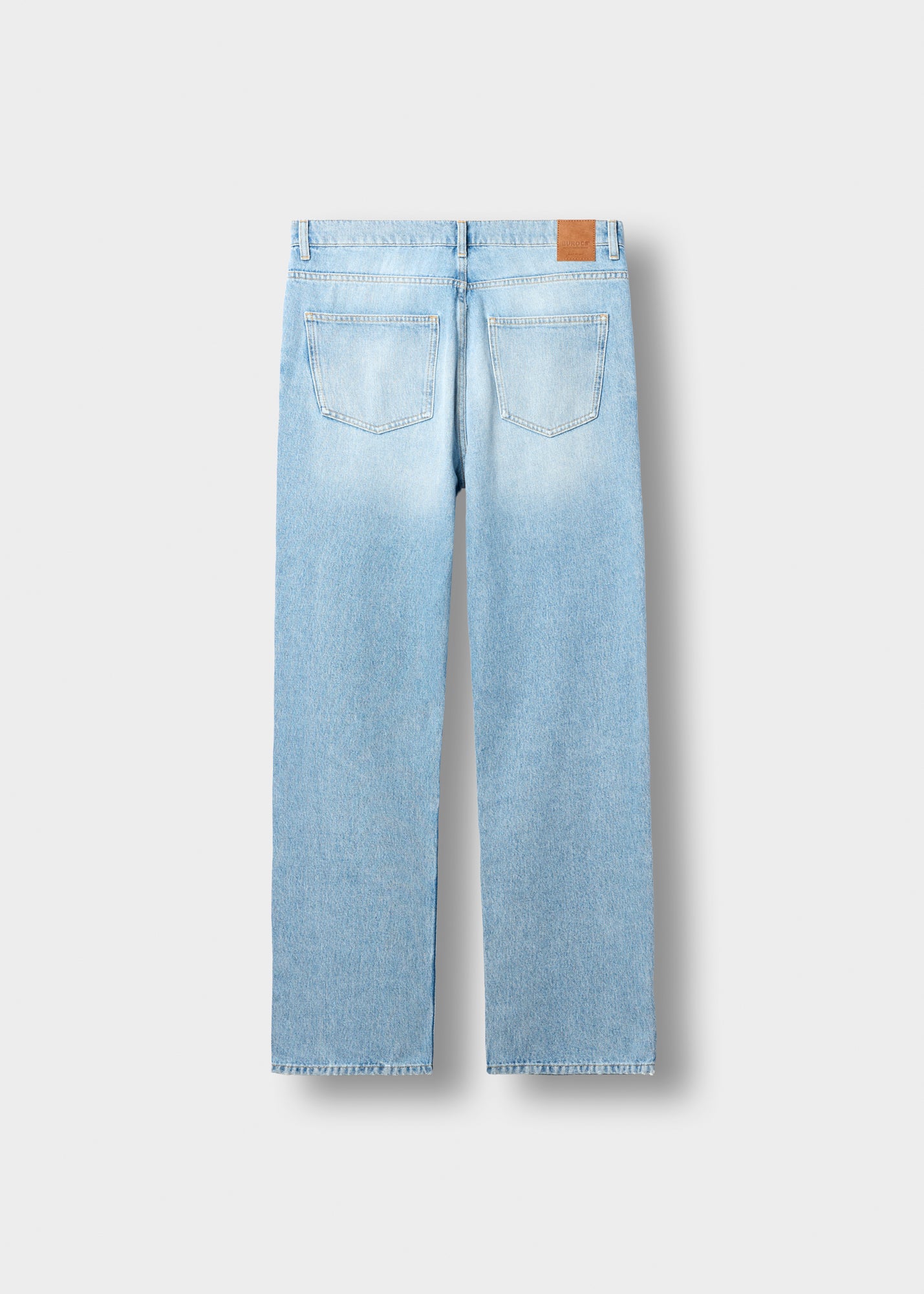 Ribbed John Straight Jeans