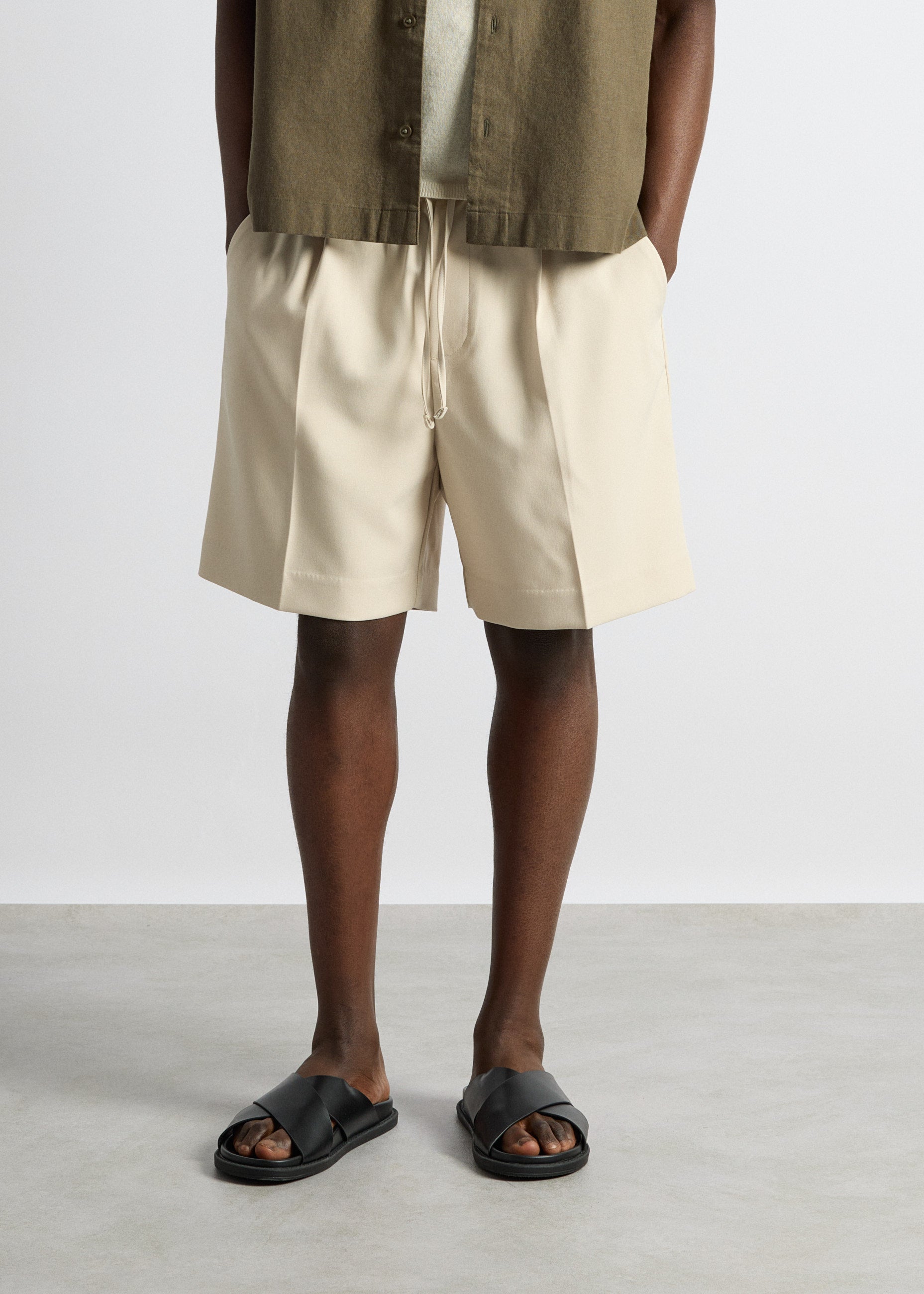Loose Drawstring Shorts