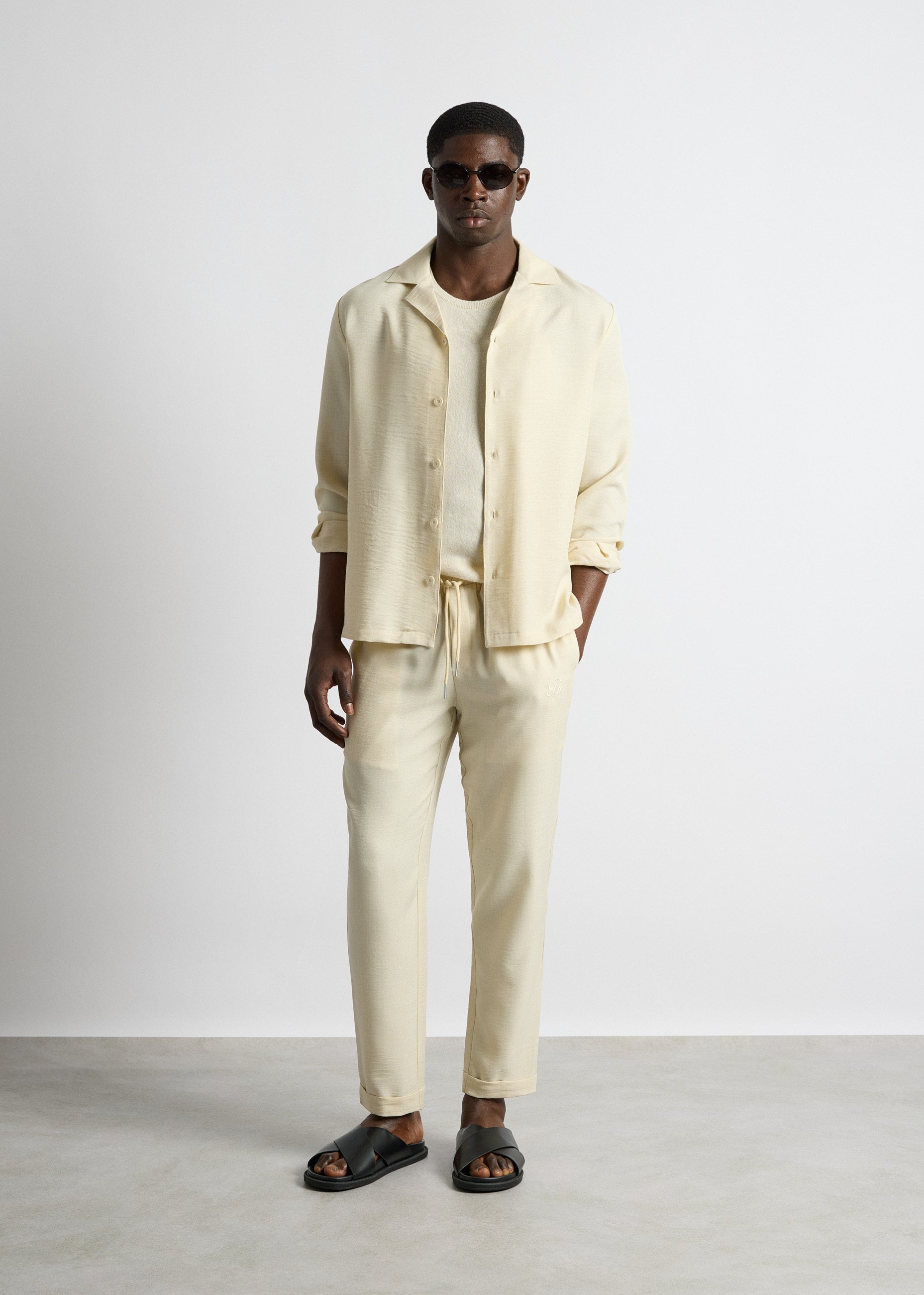 Linen Look Pants