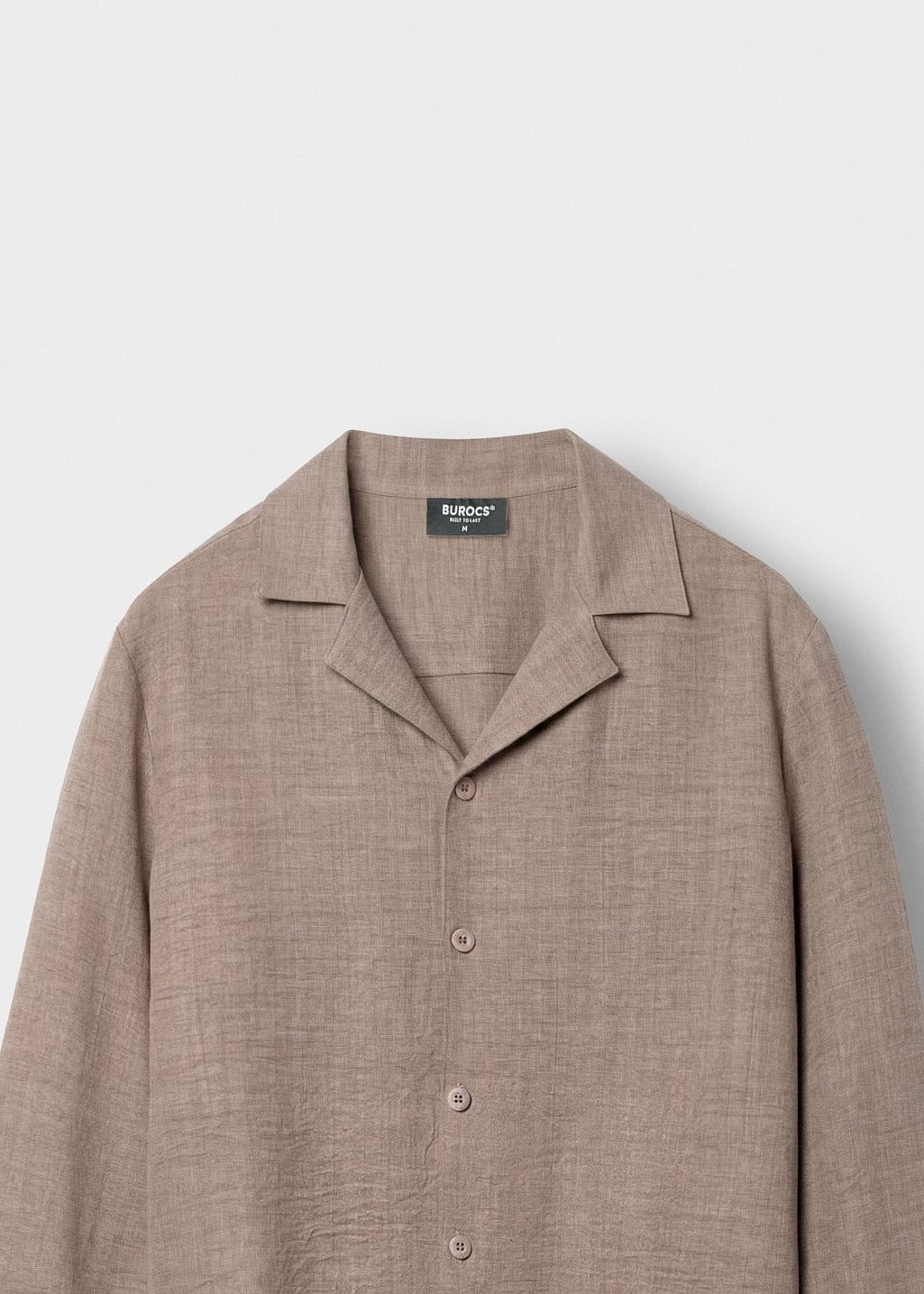 Linen Look Long Sleeve Shirt
