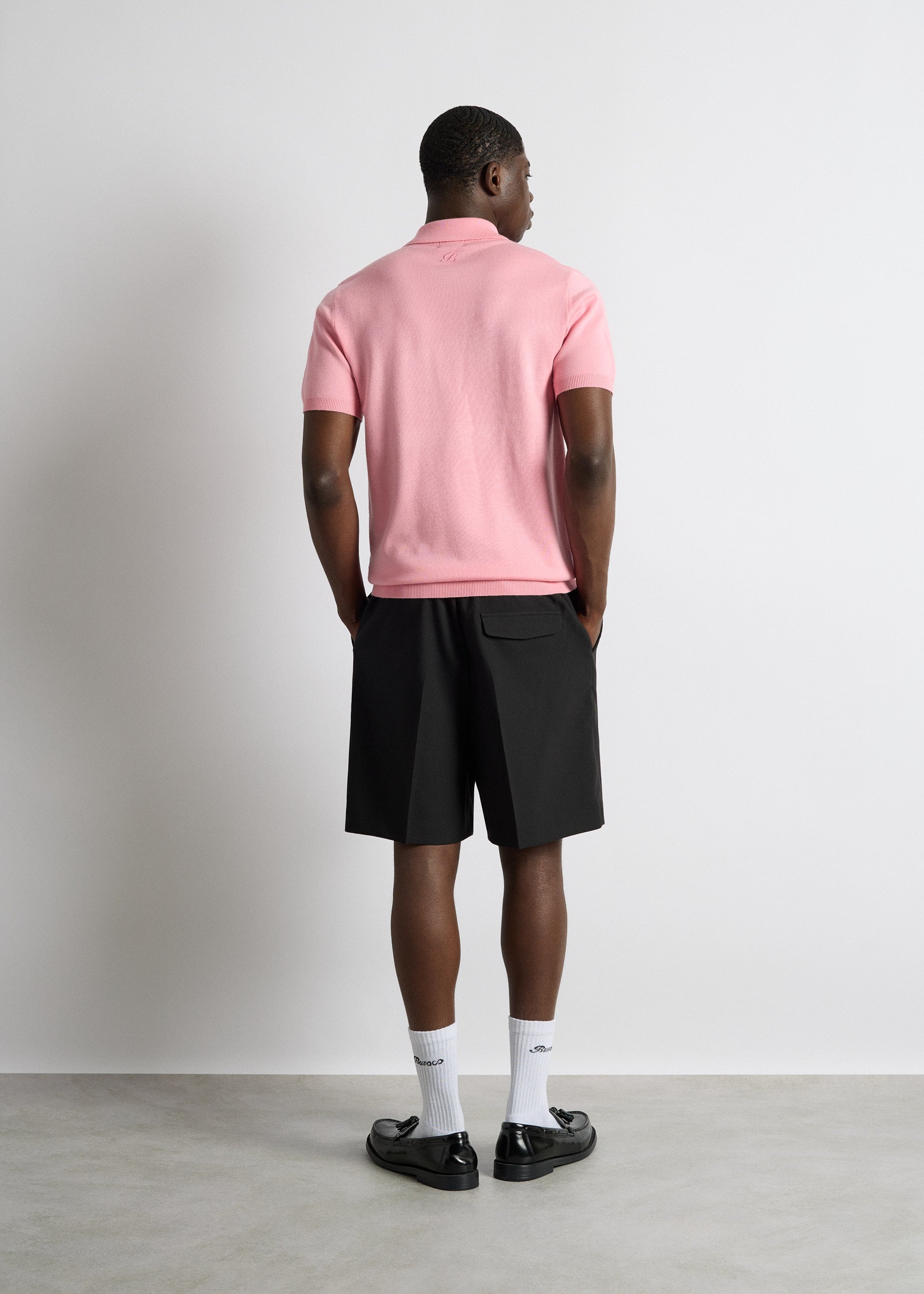 Quarter Zip Polo Shirt