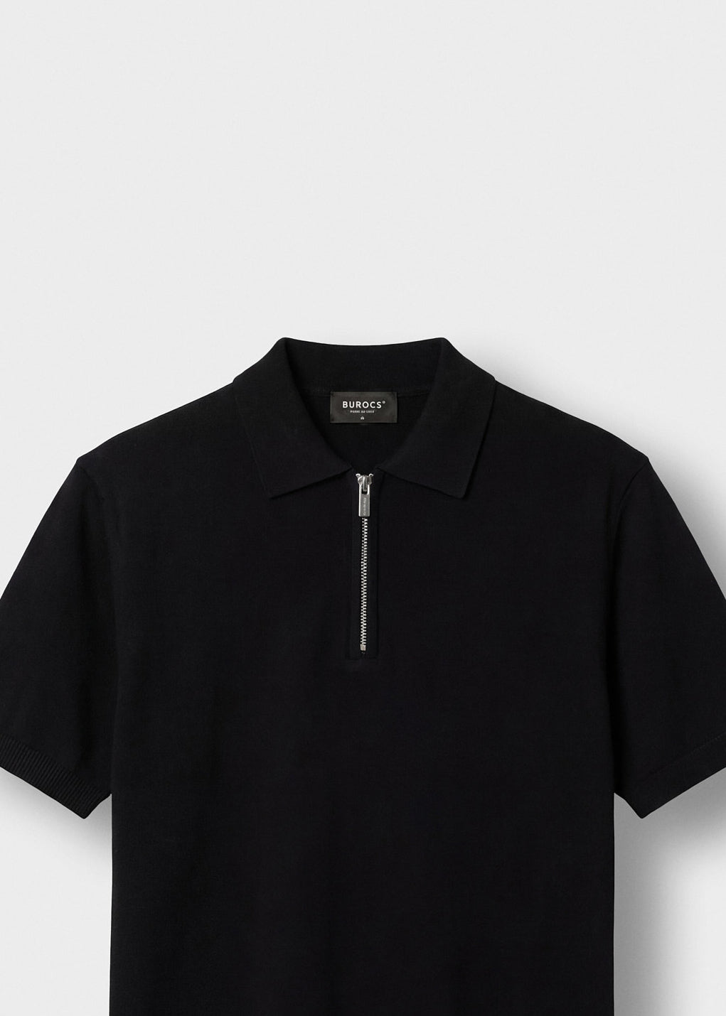 Quarter Zip Polo Shirt