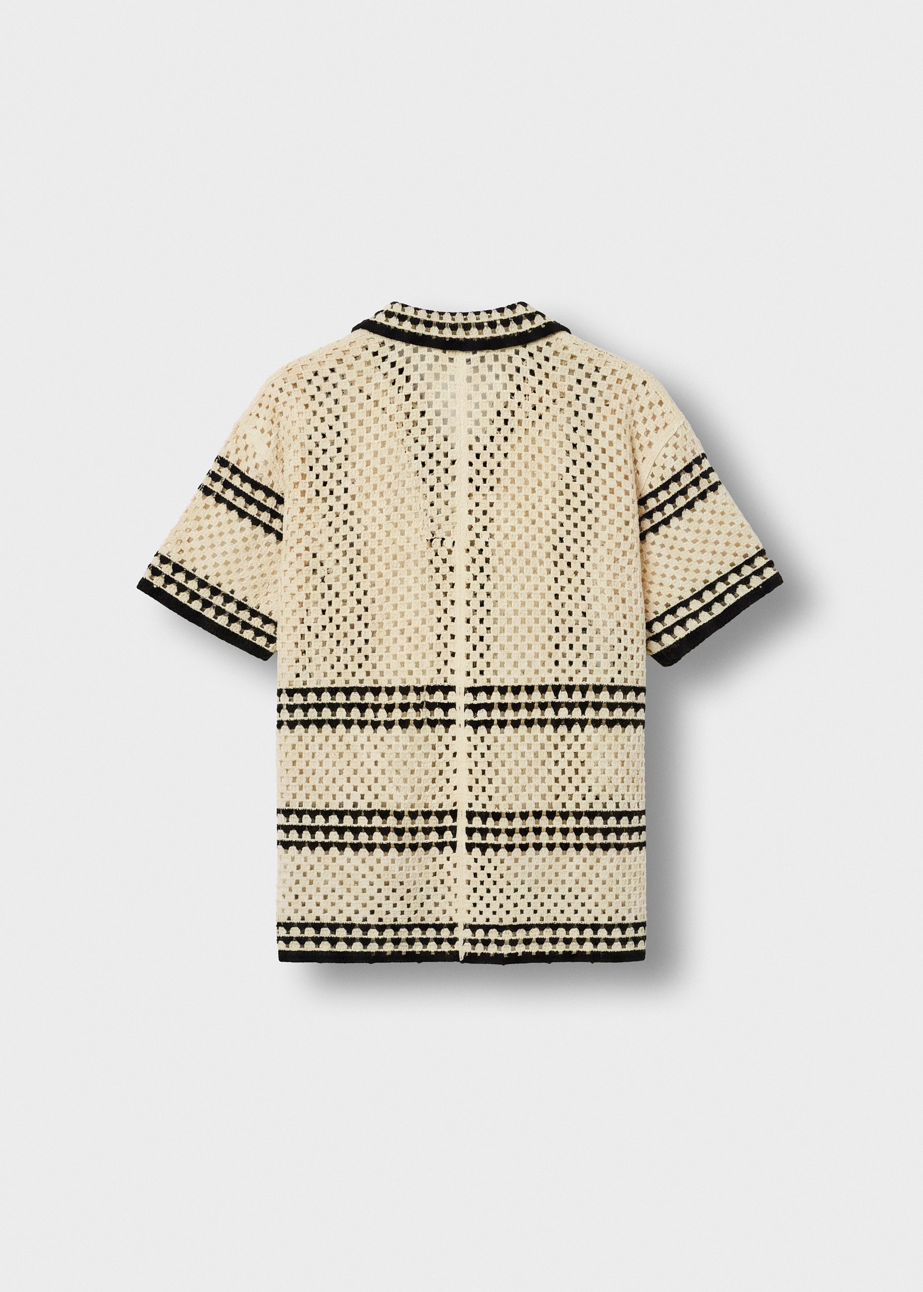 Crochet Bicolor Shirt