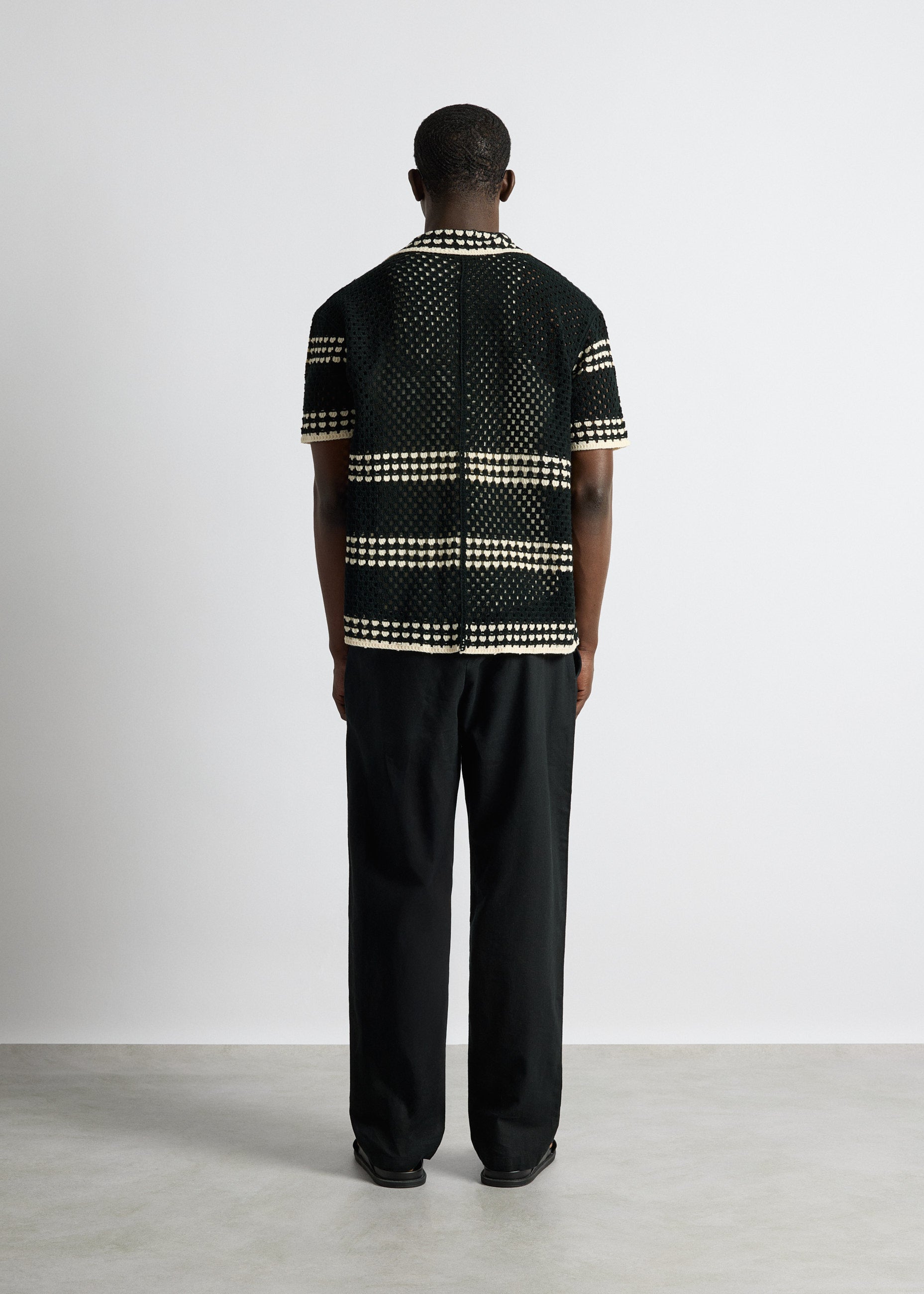 Crochet Bicolor Shirt