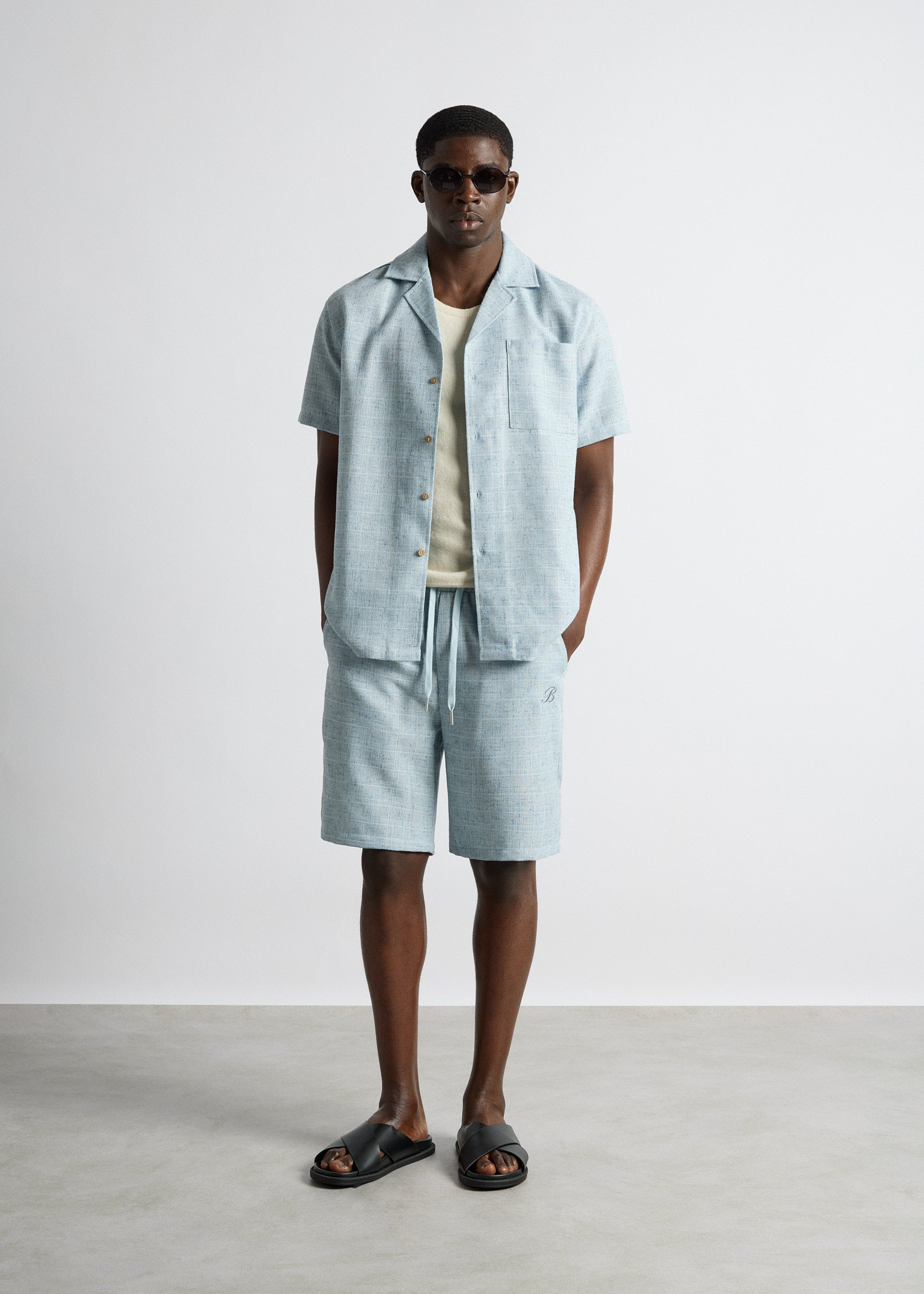 Melange Yarn Shirt