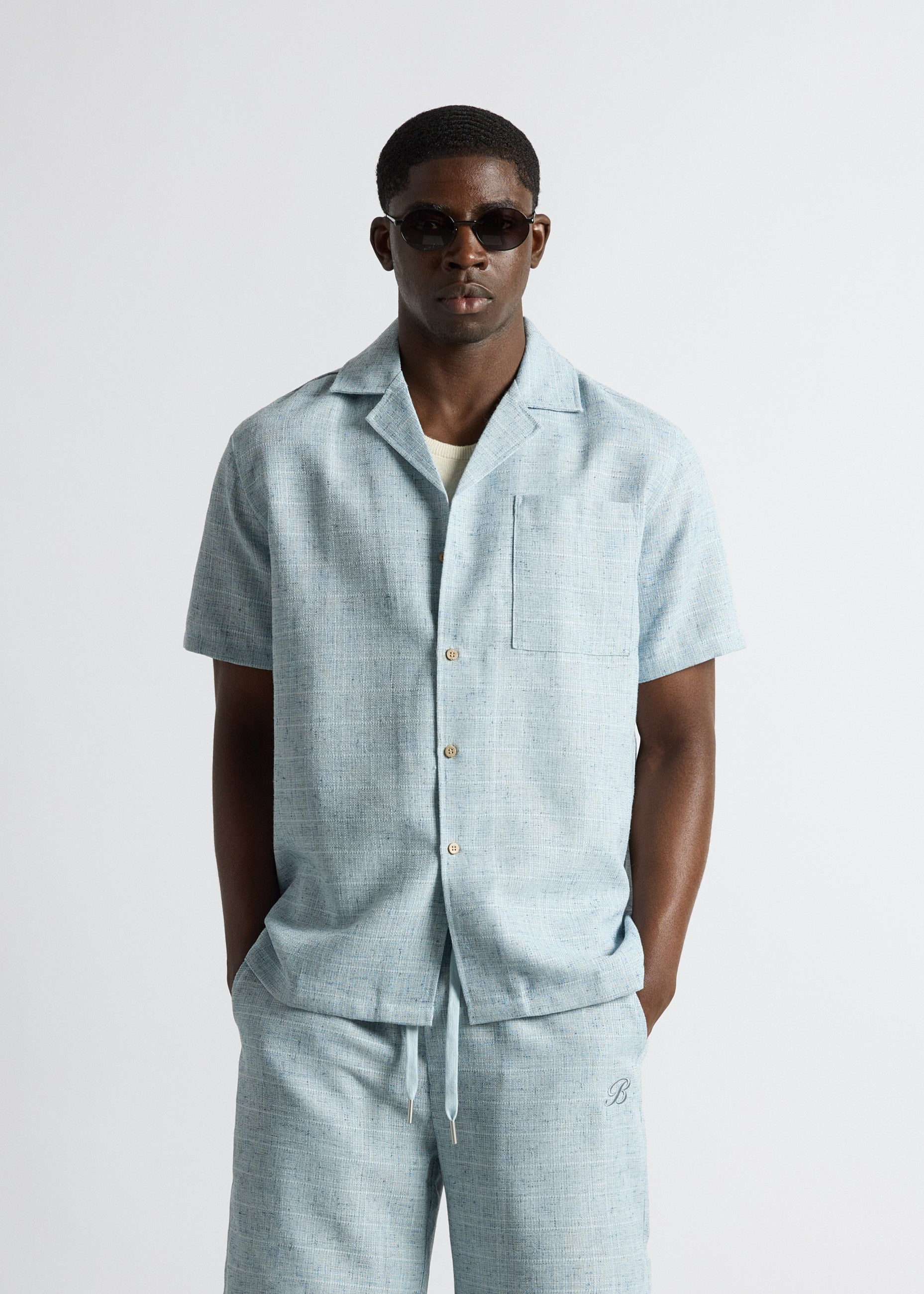 Melange Yarn Shirt