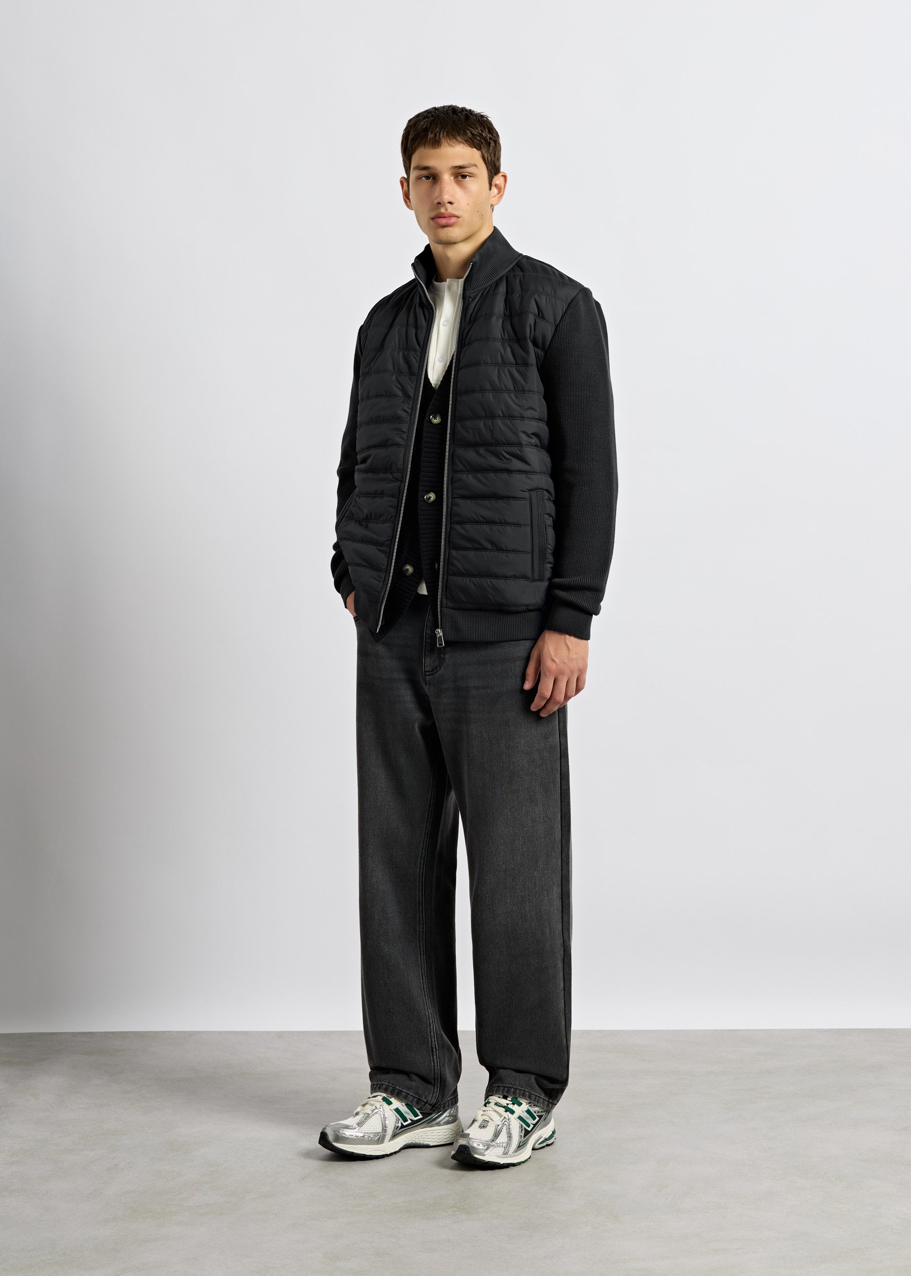 Contrast Padded Jacket