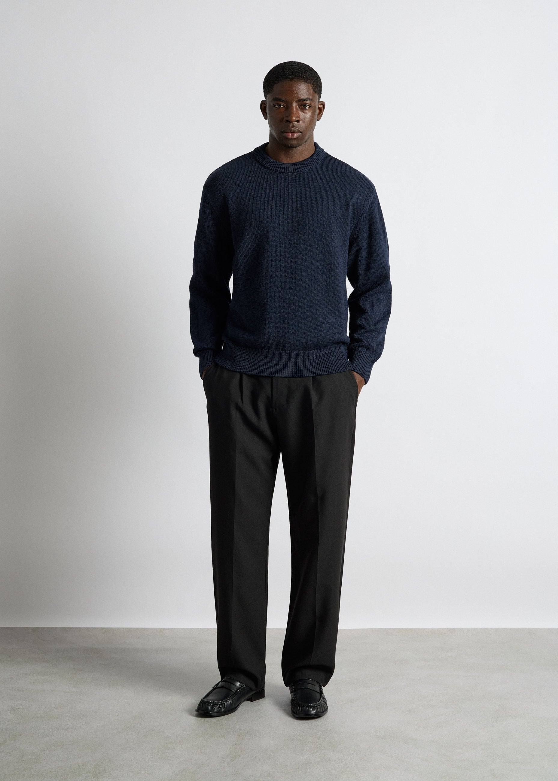 Cotton Crewneck Sweater