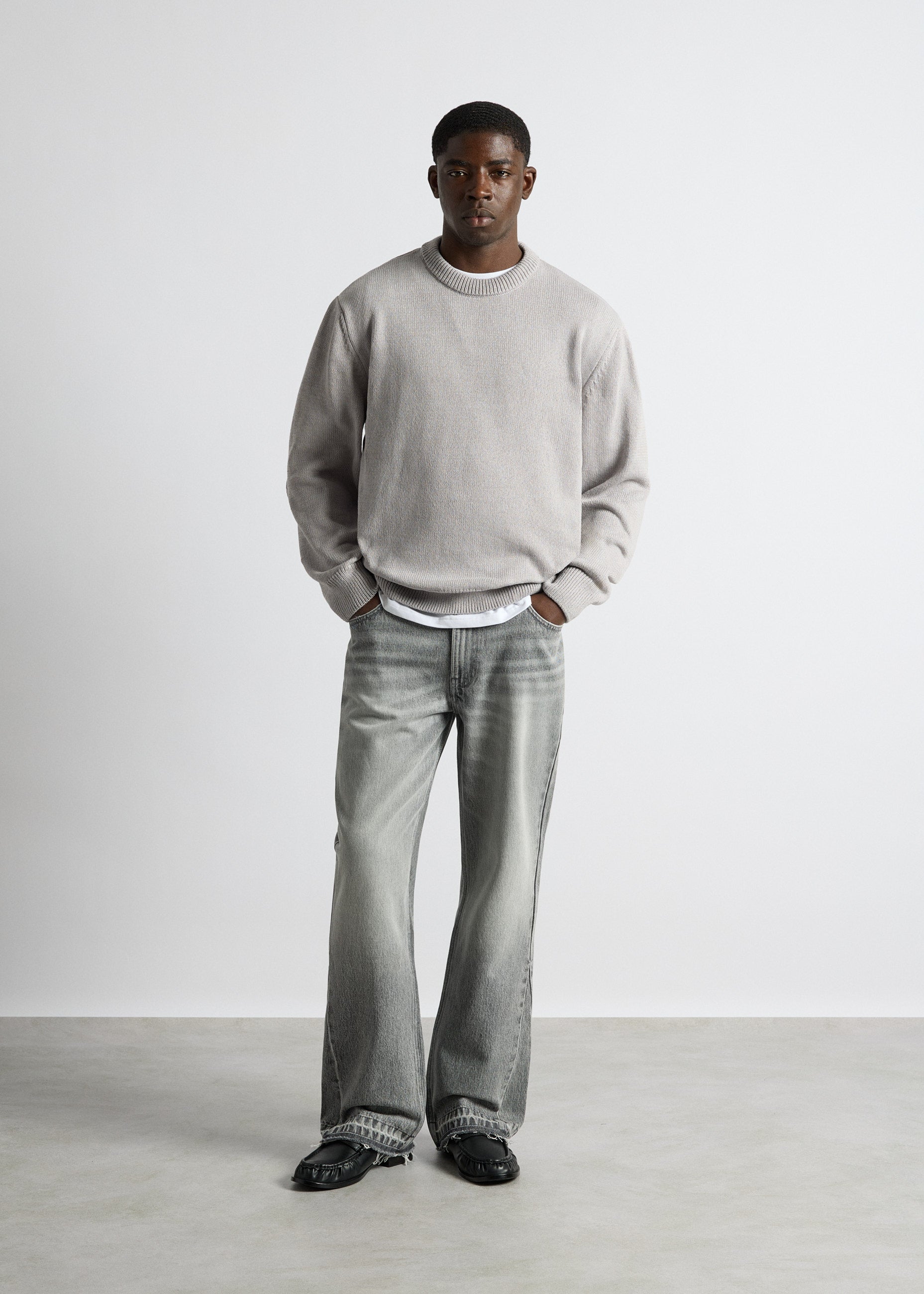 Cotton Crewneck Sweater