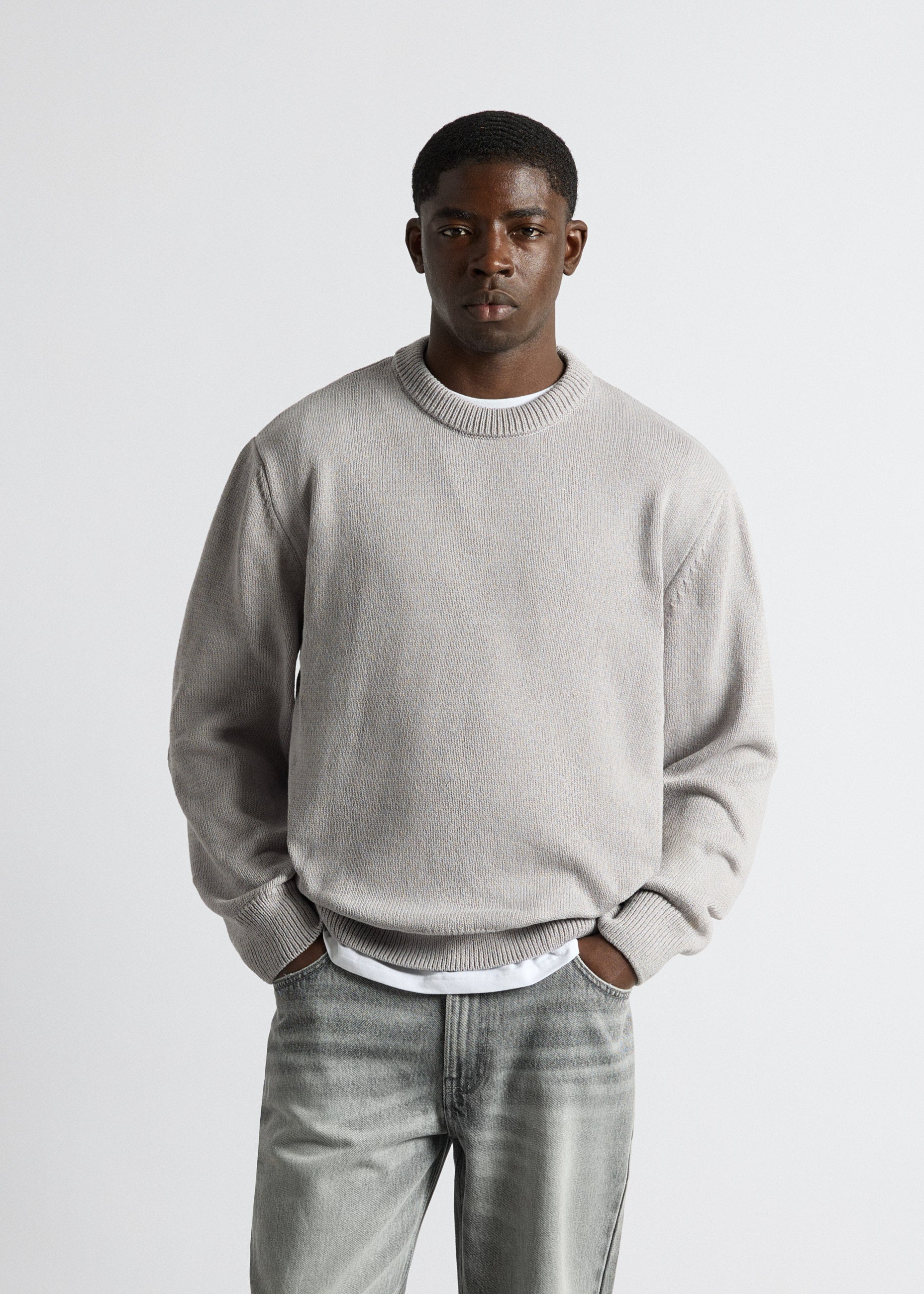 Cotton Crewneck Sweater