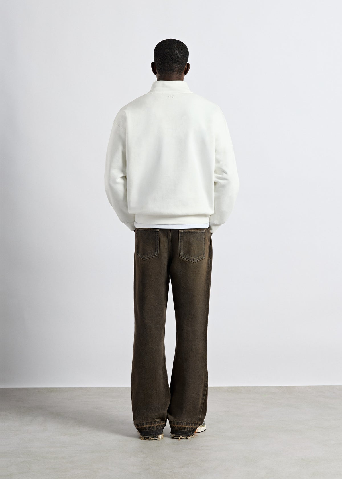 Oversize Mock Neck Sweater