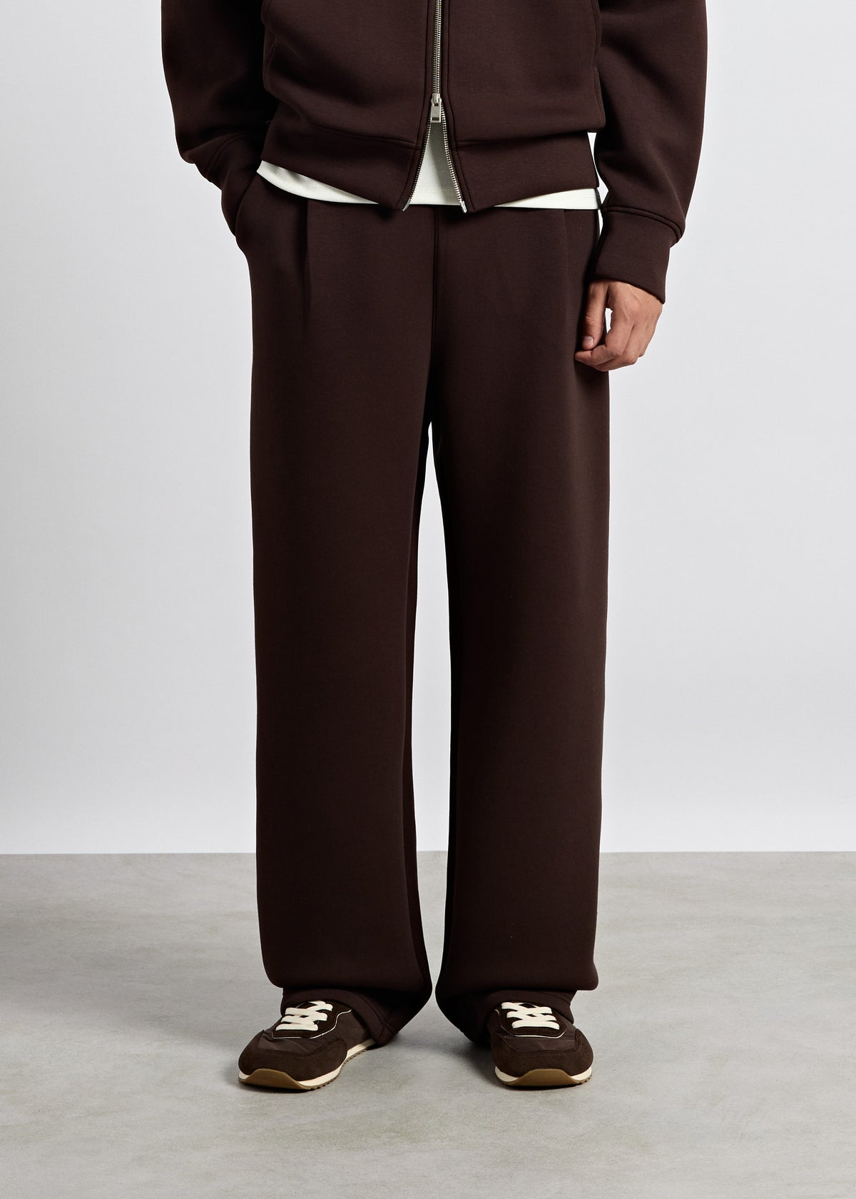 Scuba Pleated Sweatpants