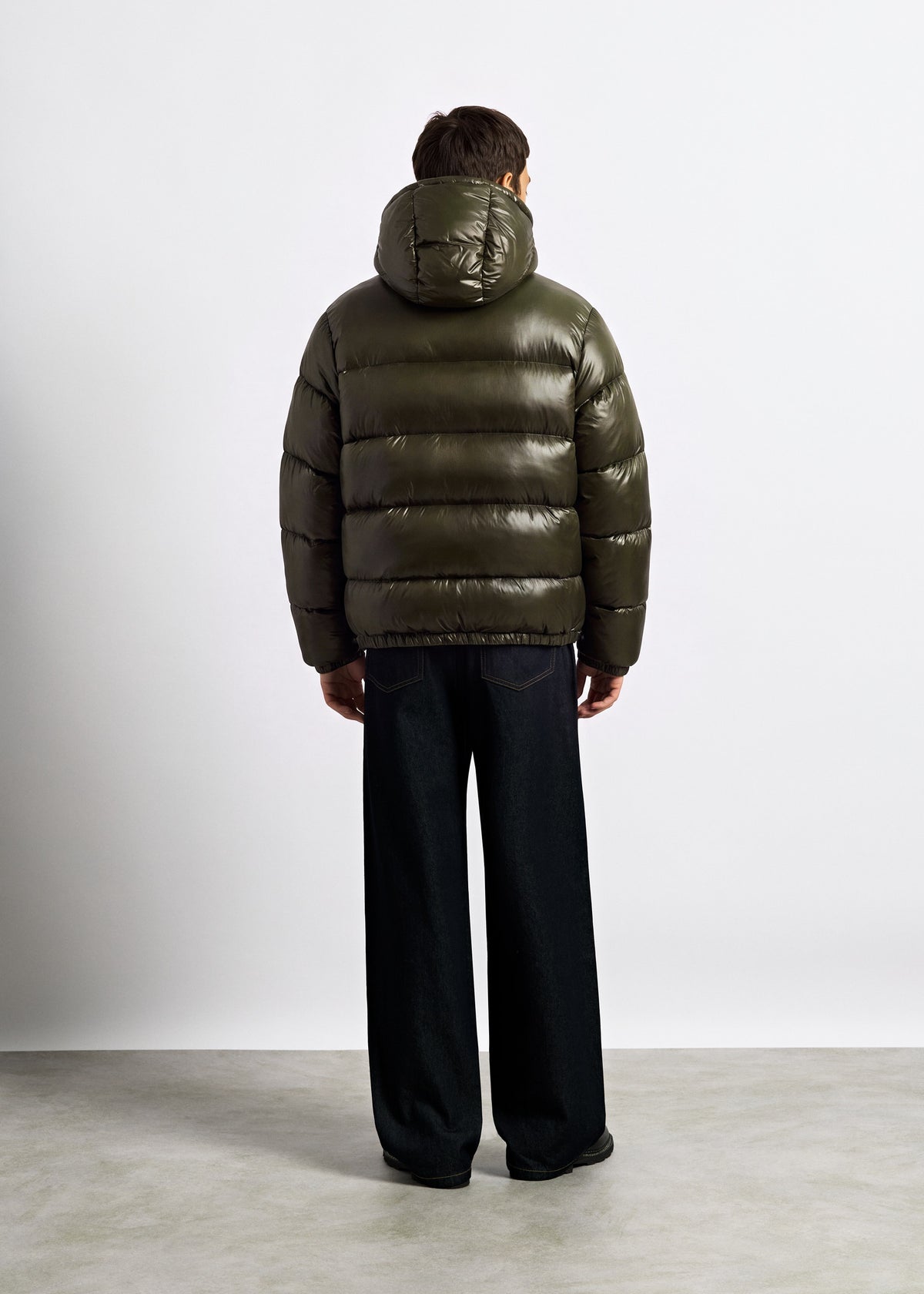 Glossy Puffer Jacket