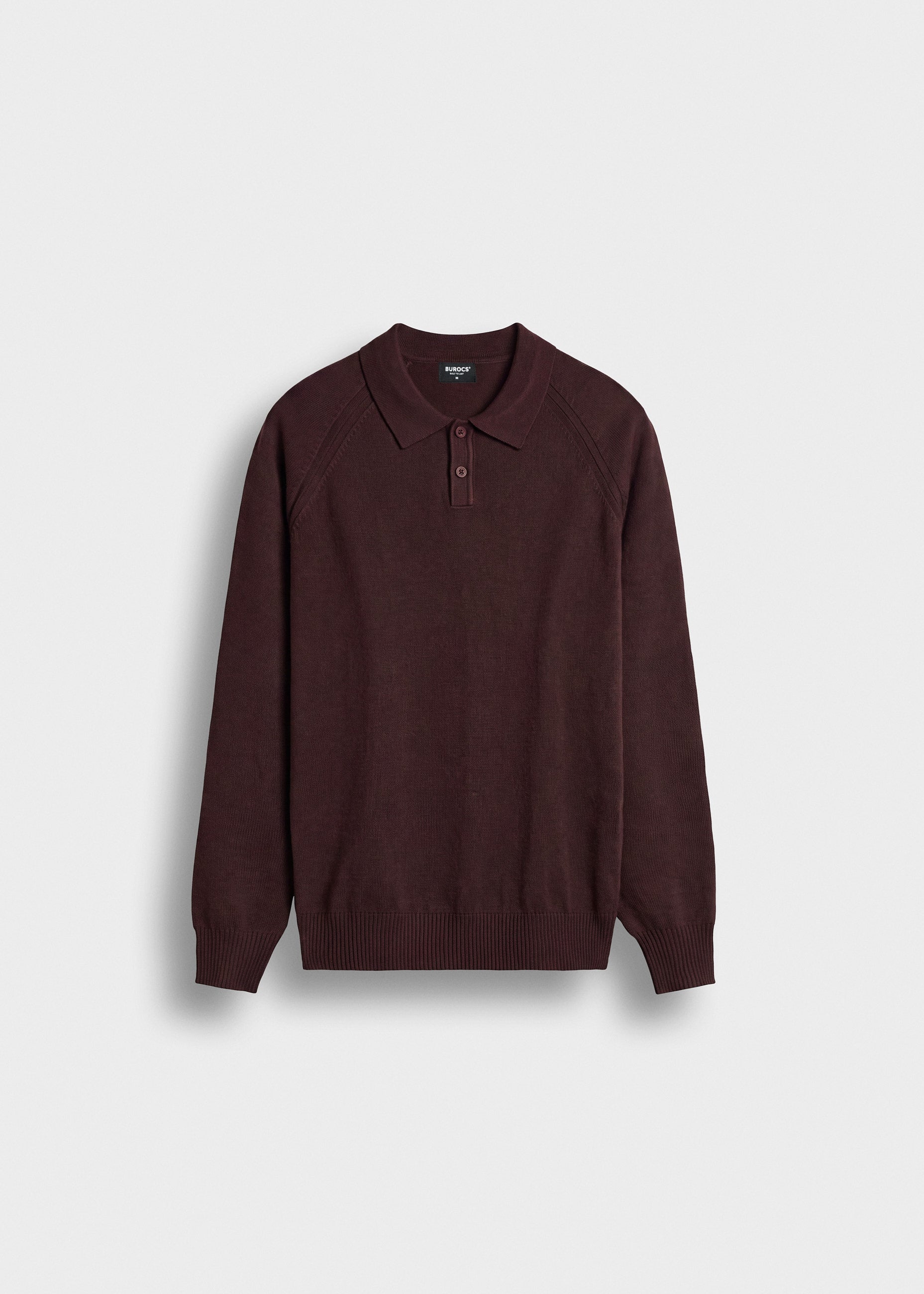 Fine Knit Polo Sweater