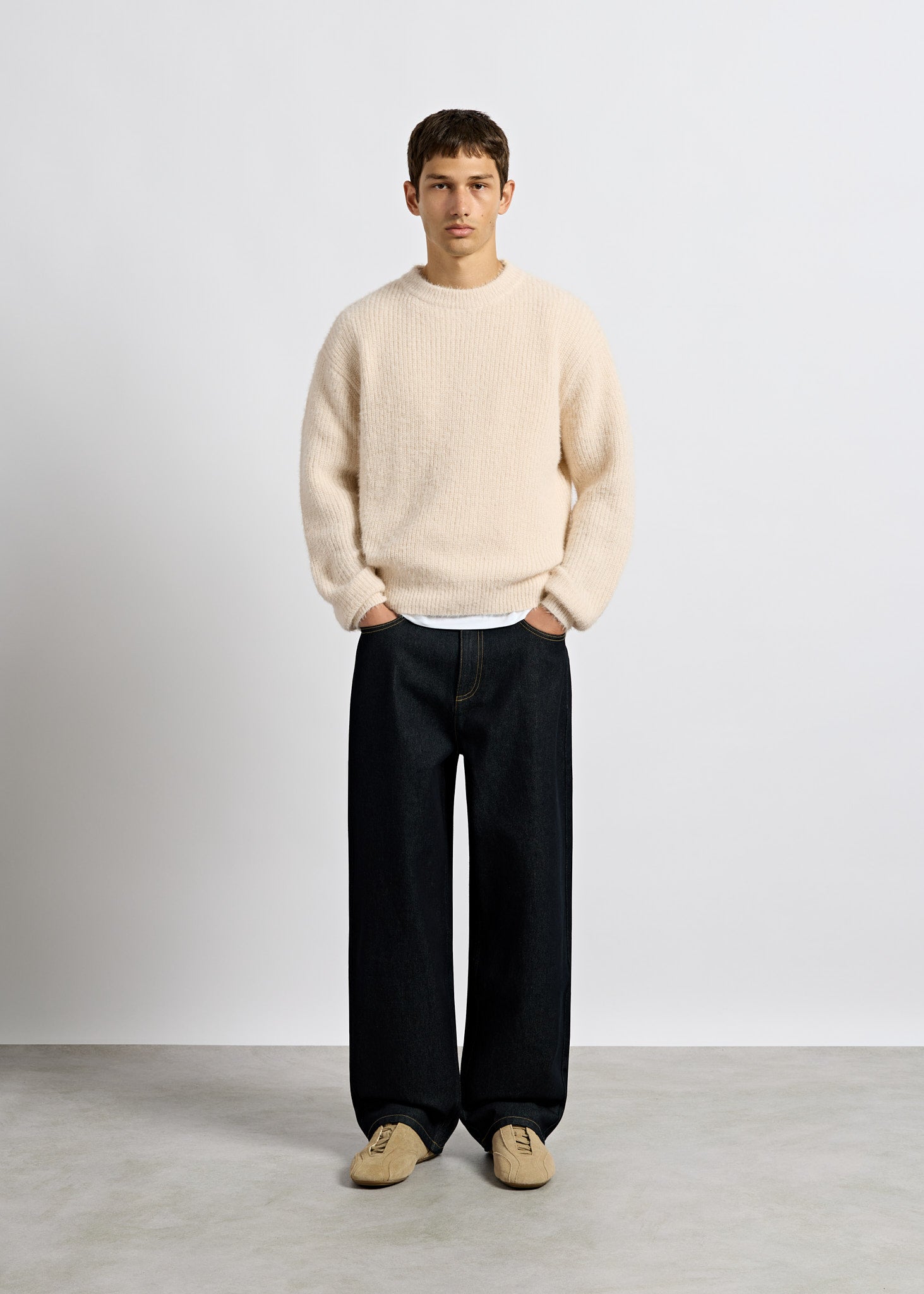 Fuzzy Knit Crewneck