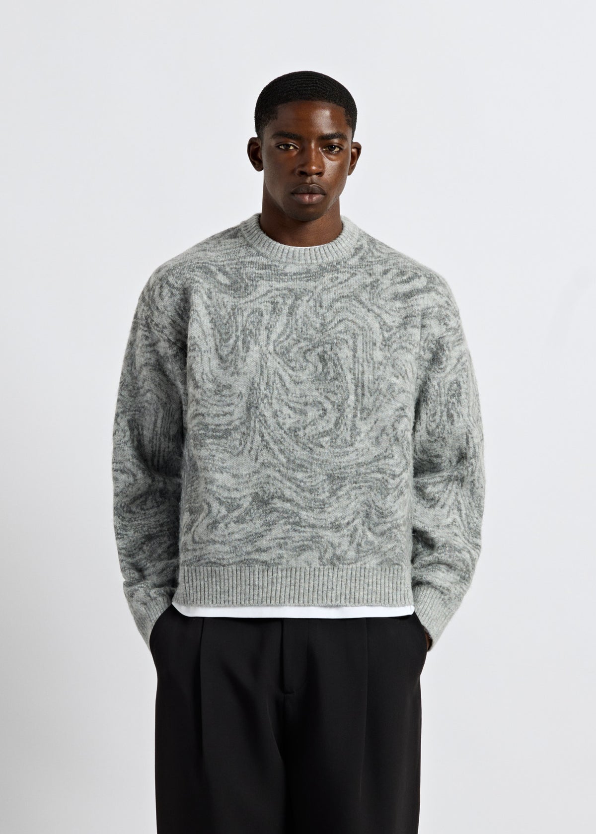 Swirl Crewneck Sweater