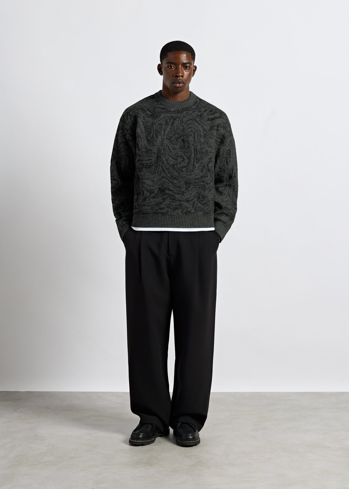 Swirl Crewneck Sweater
