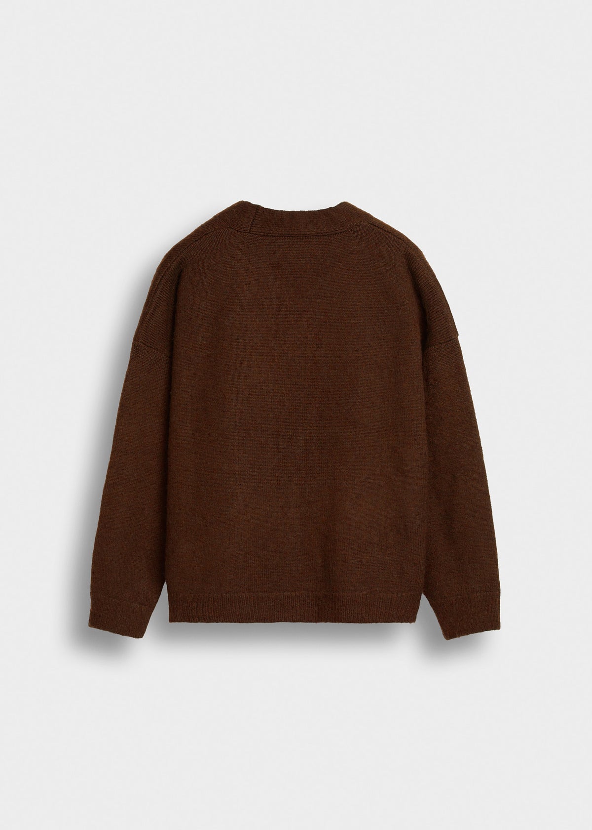 V-Neck Jacquard Cardigan