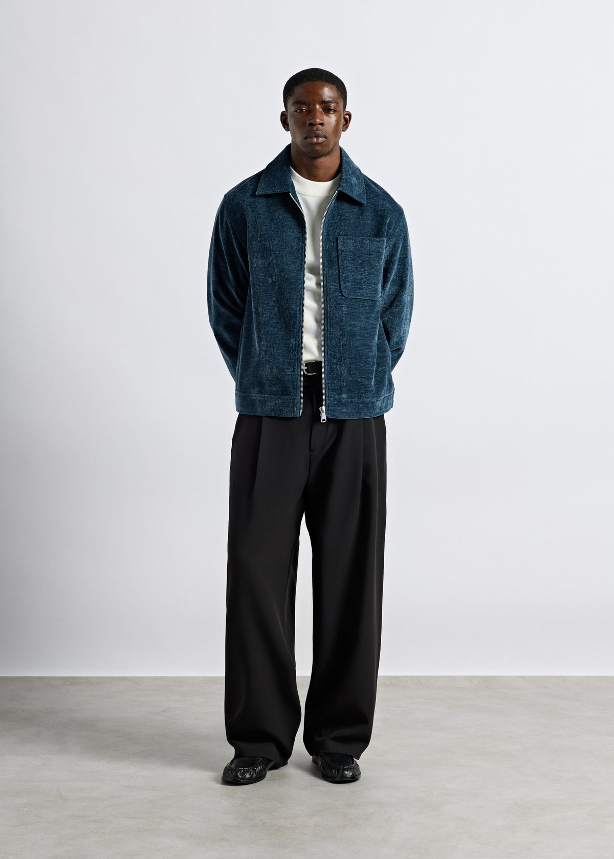 Velour Zip Jacket