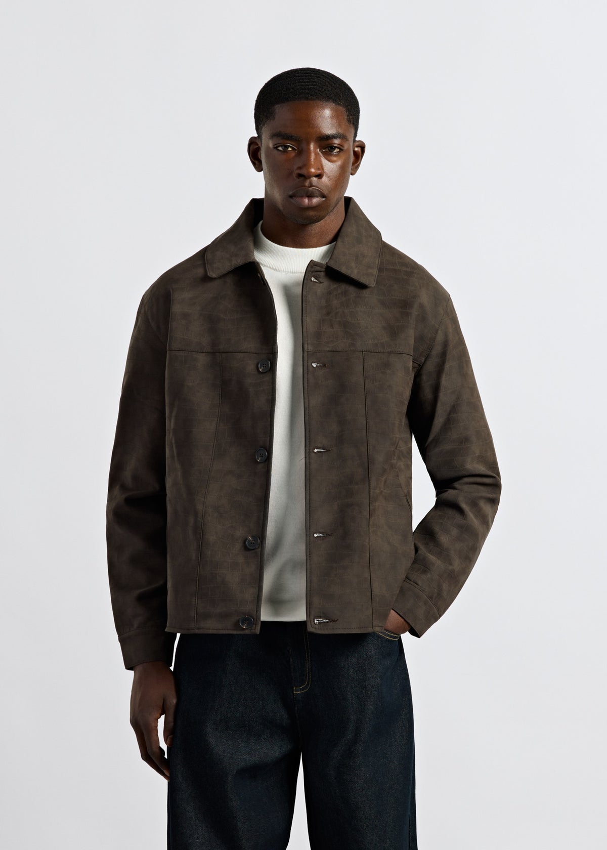 Croco embossed Jacket