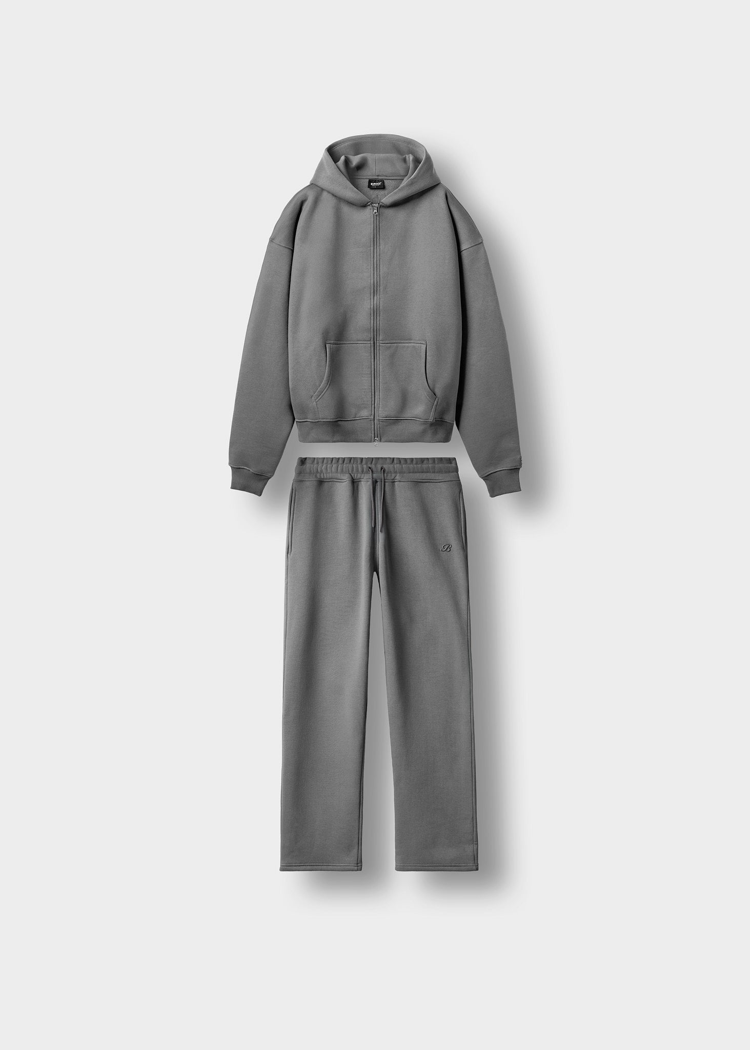 Tracksuit Set - Grey (Zip Hoodie + Pants)