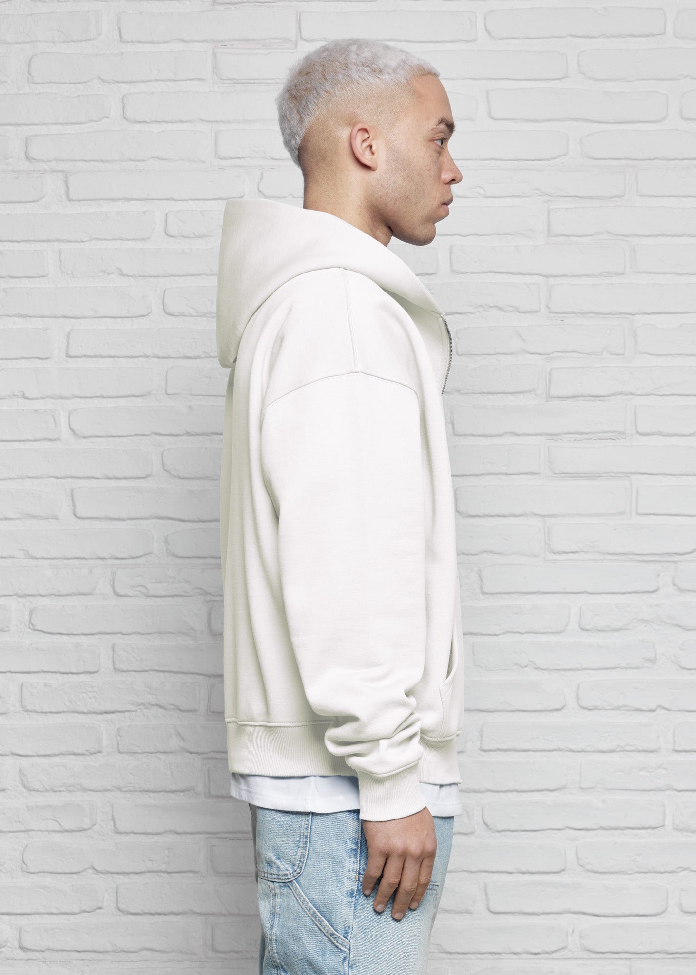 Essential Oversized Zip Hoodie