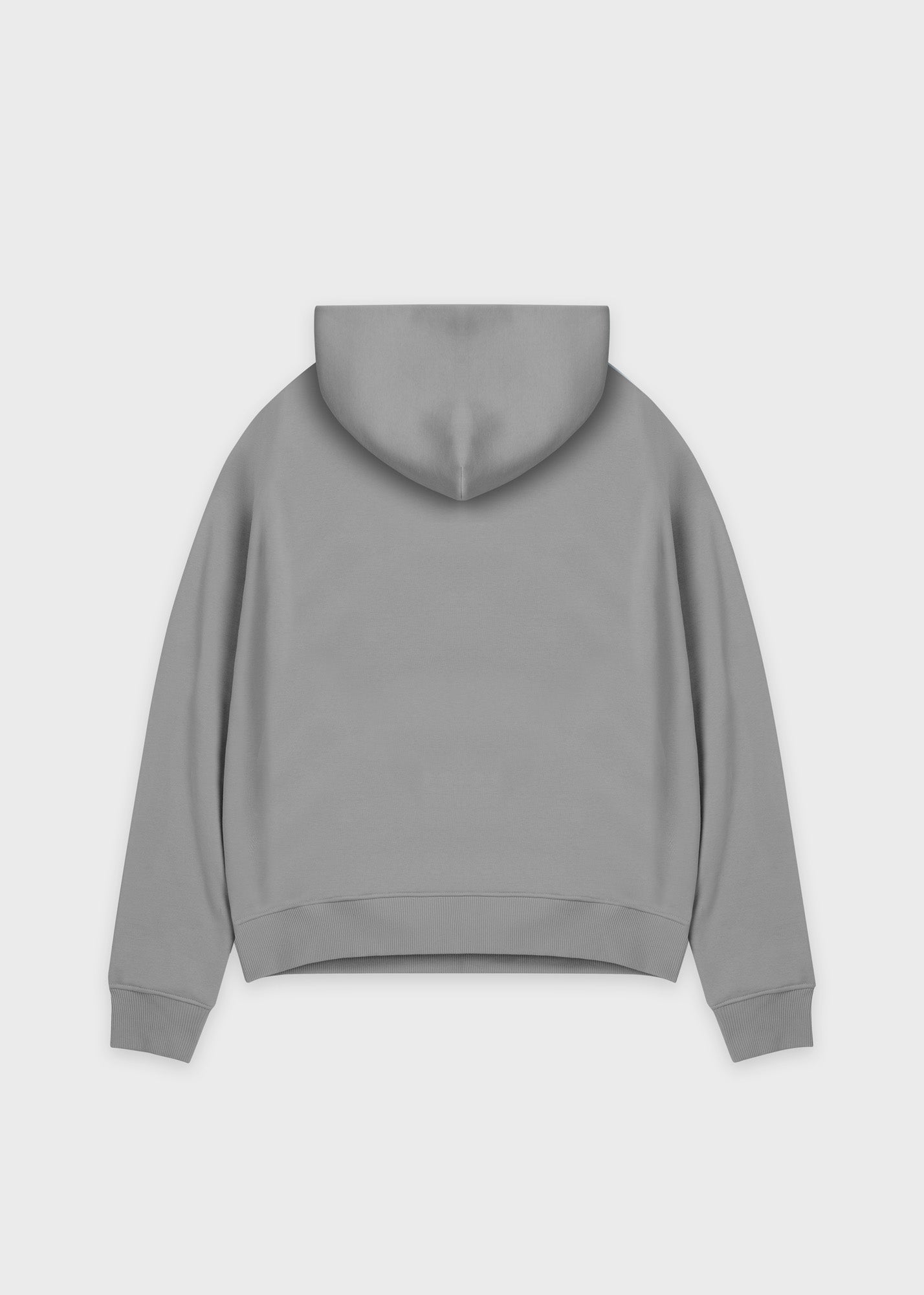 Gray basic oversized hoodie