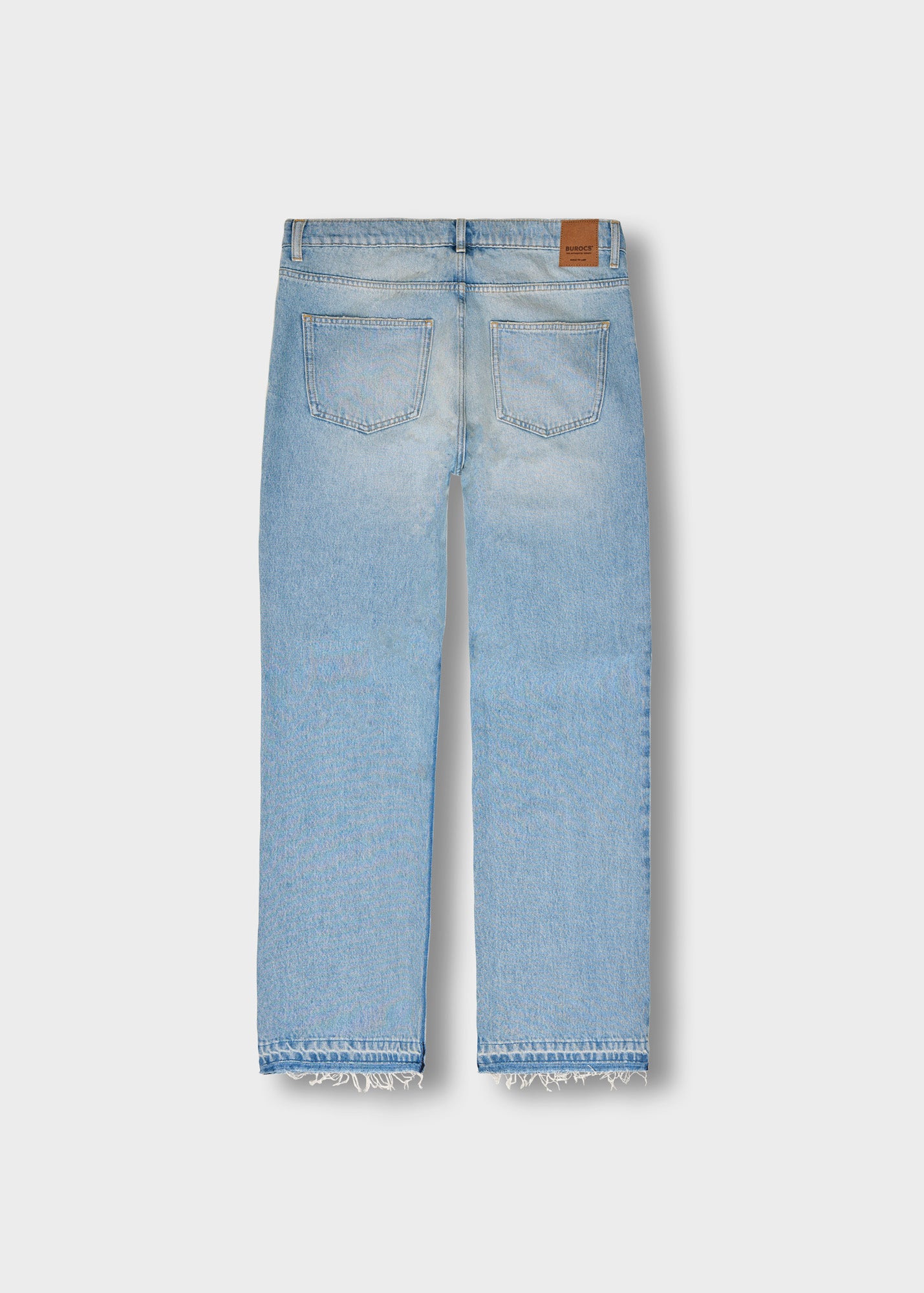 John Straight Open Hem Jeans