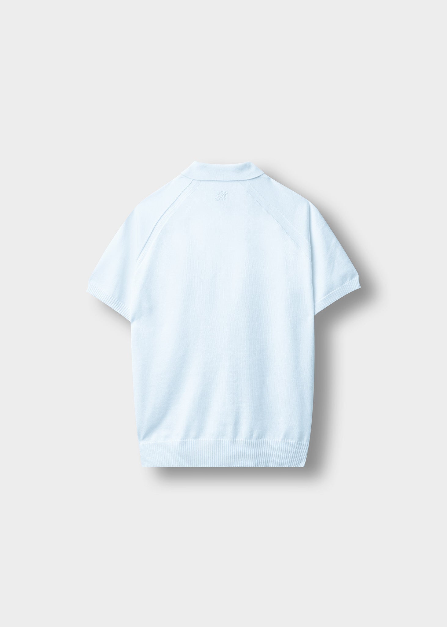 Fine Knit Polo T-Shirt