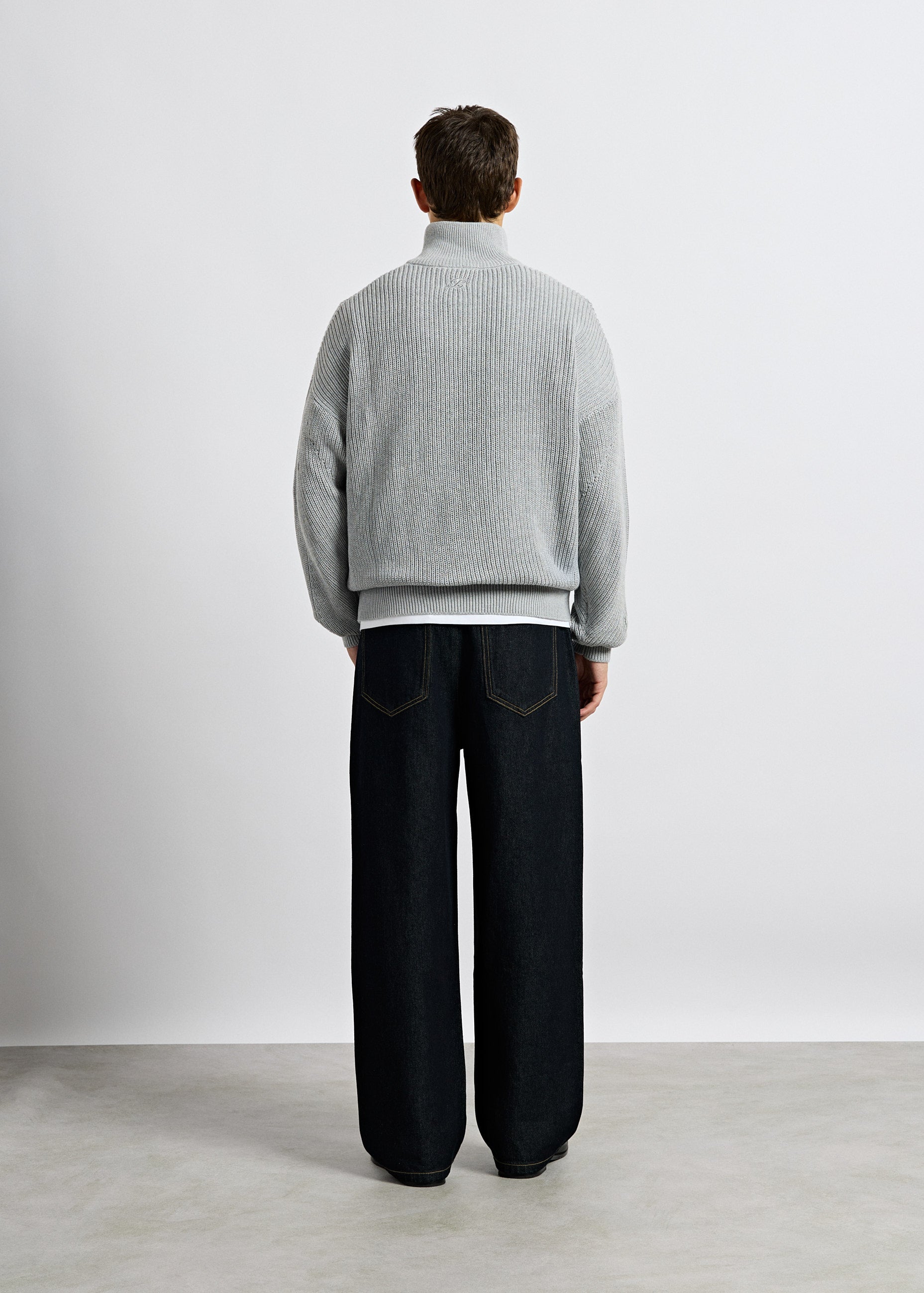 Chunky Knit Half-Zip Sweater