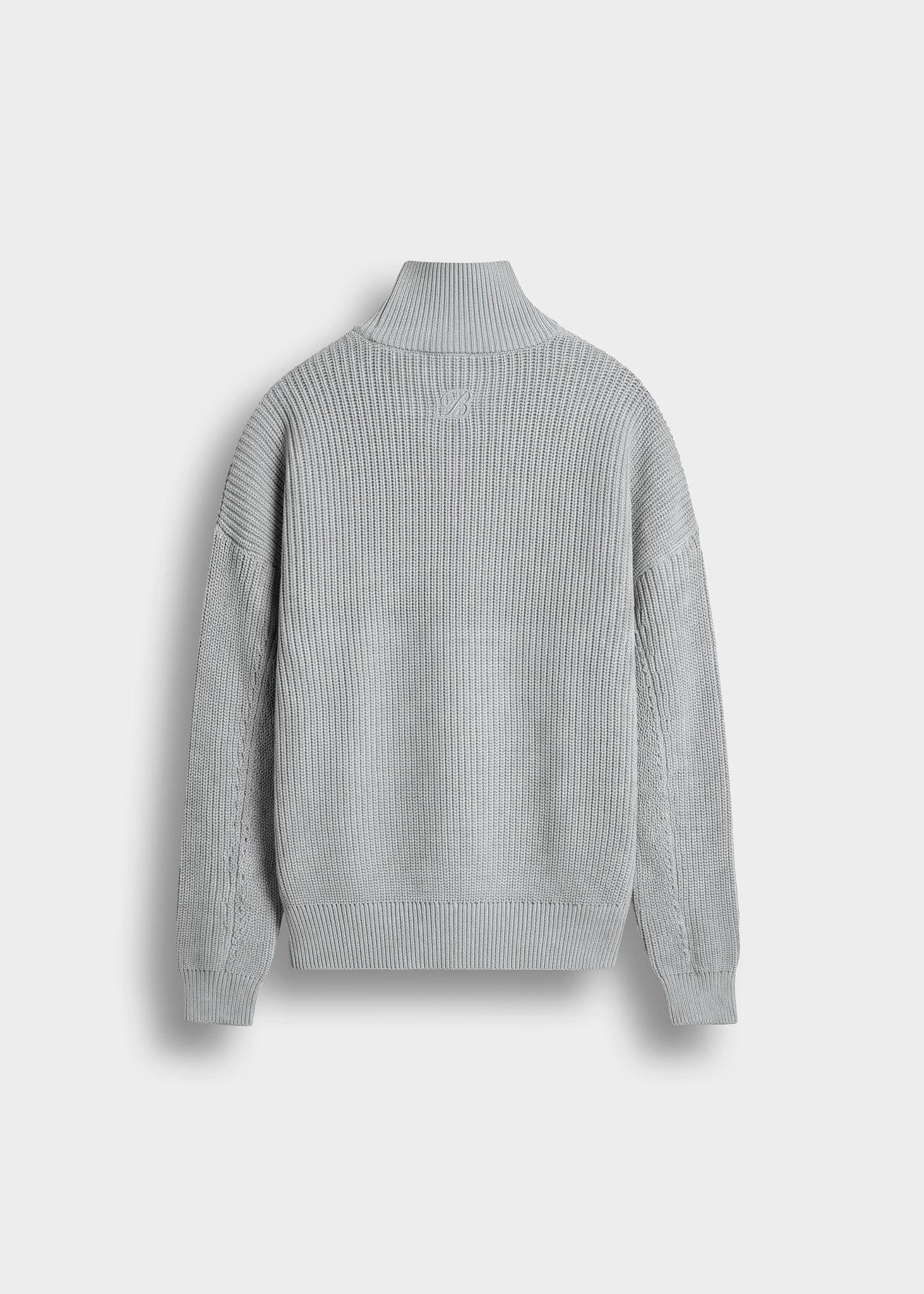 Chunky Knit Zip Jacket