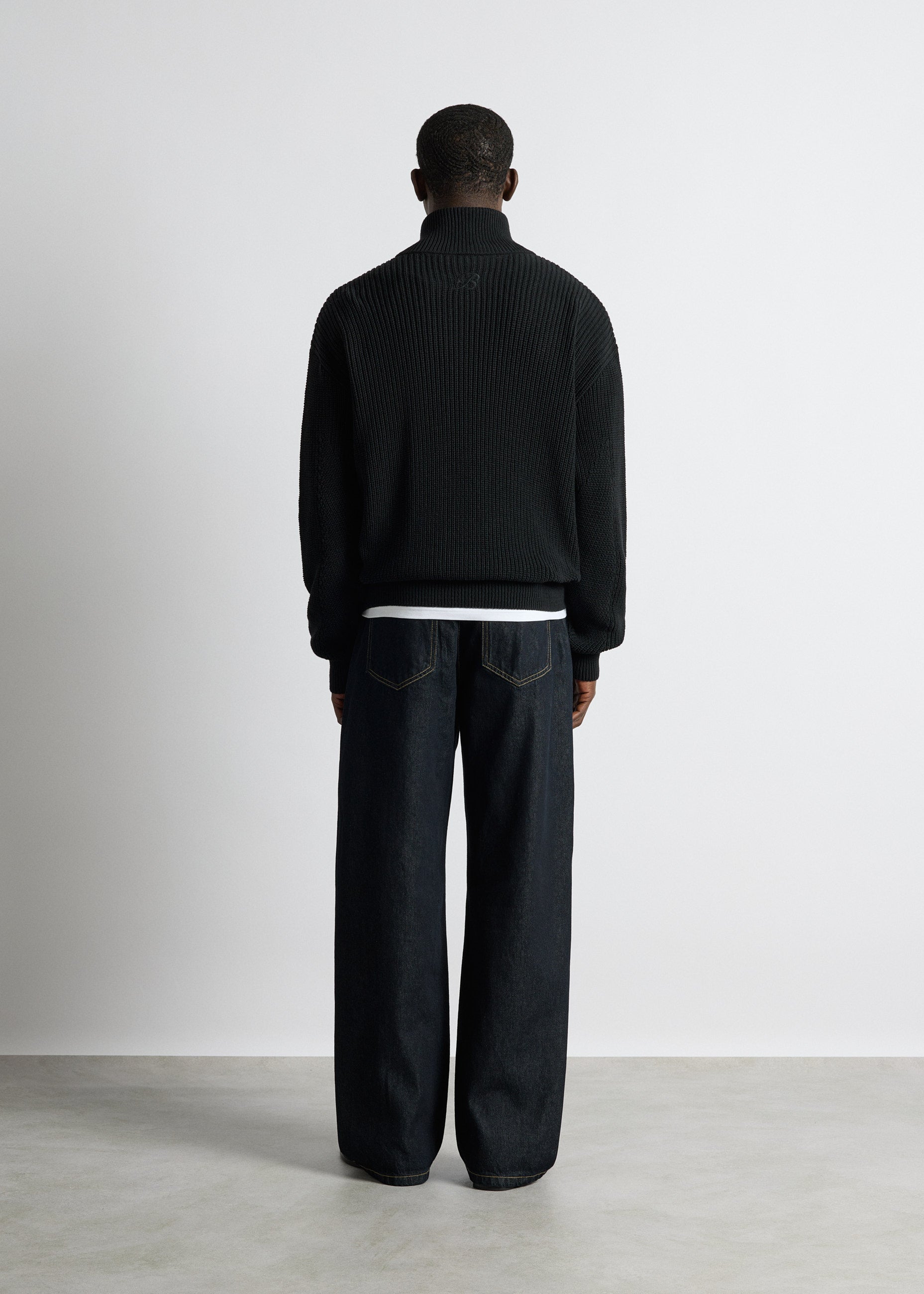 Chunky Knit Zip Jacket