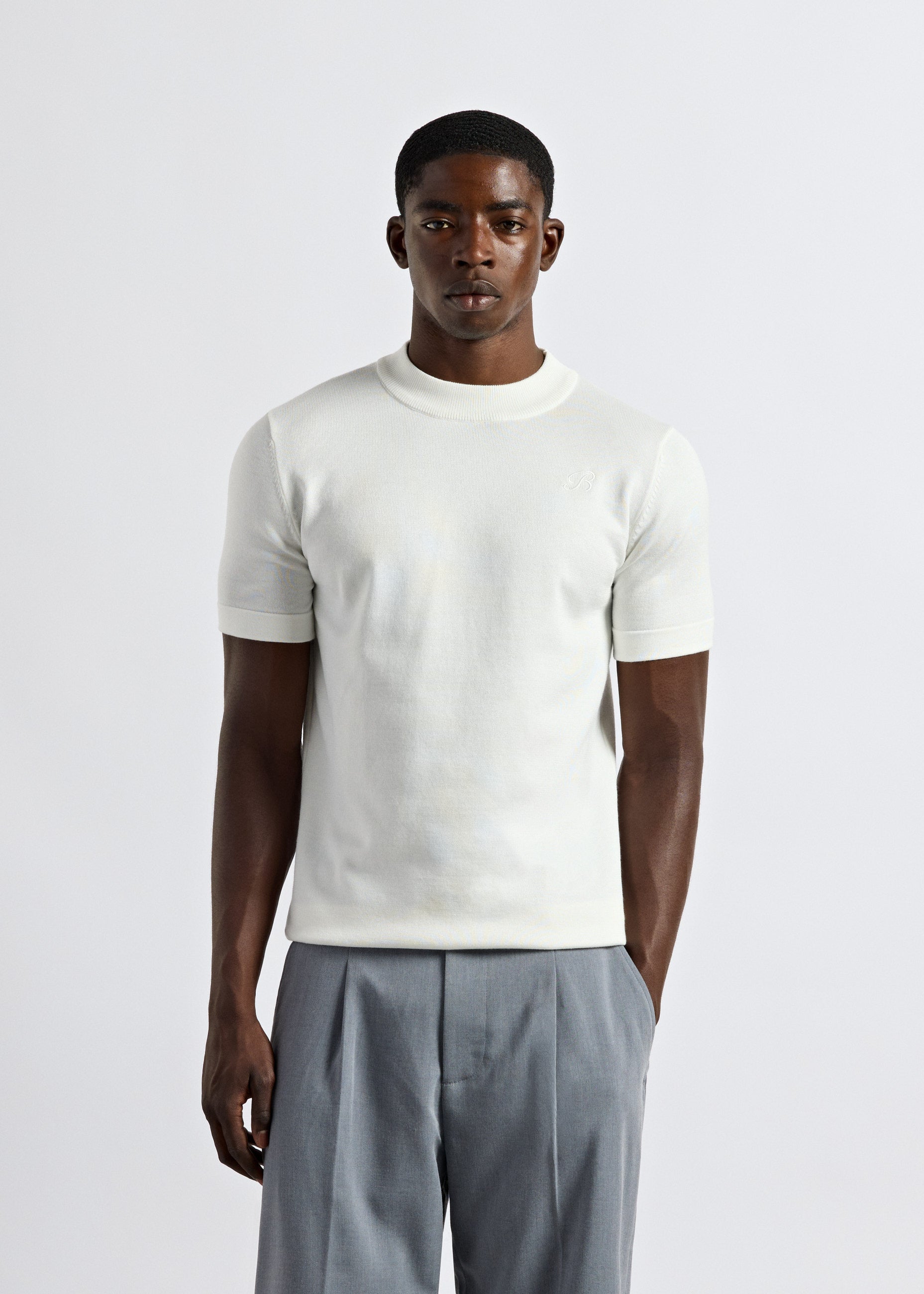 Fine Knit T-Shirt