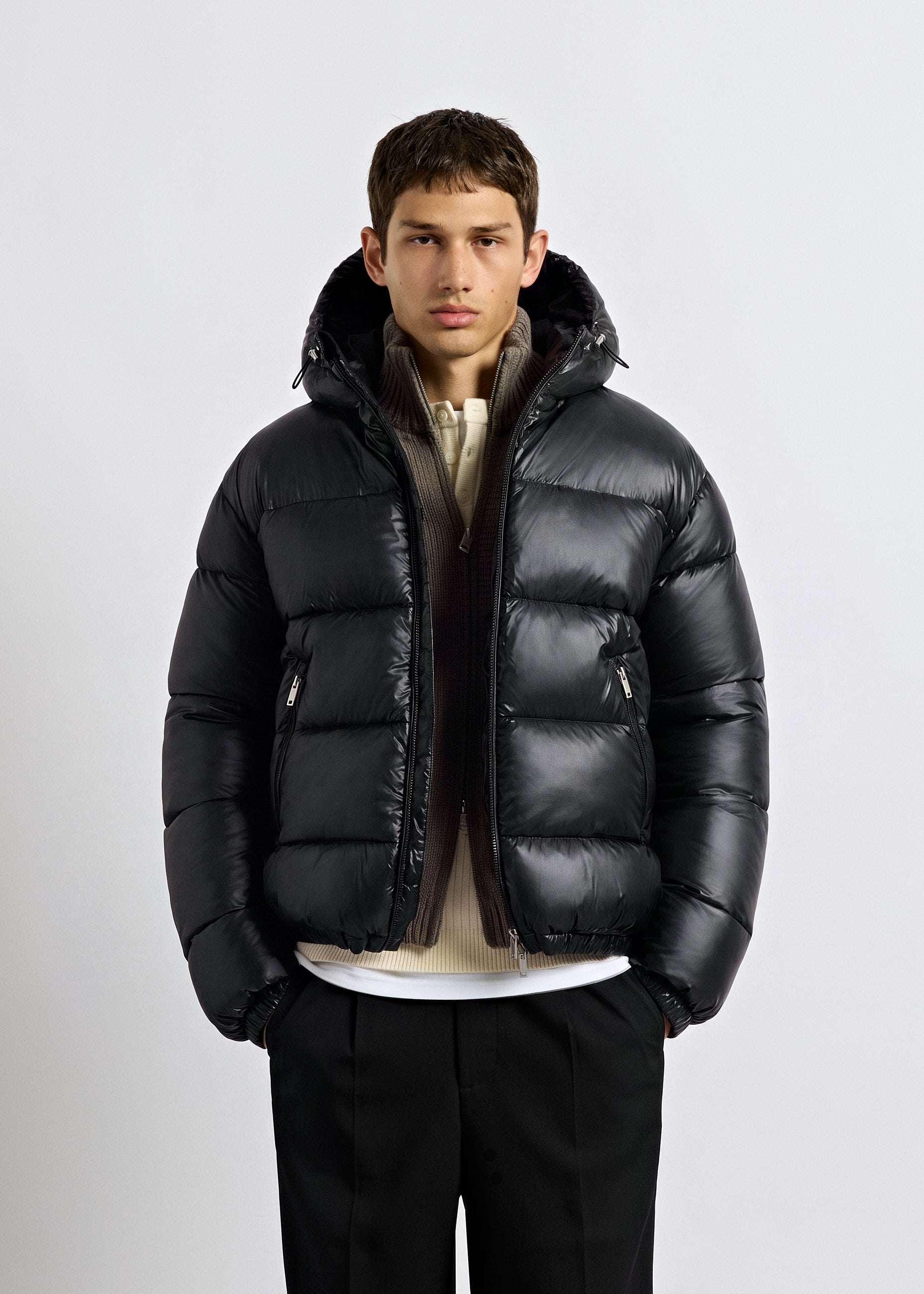 Glossy Puffer Jacket