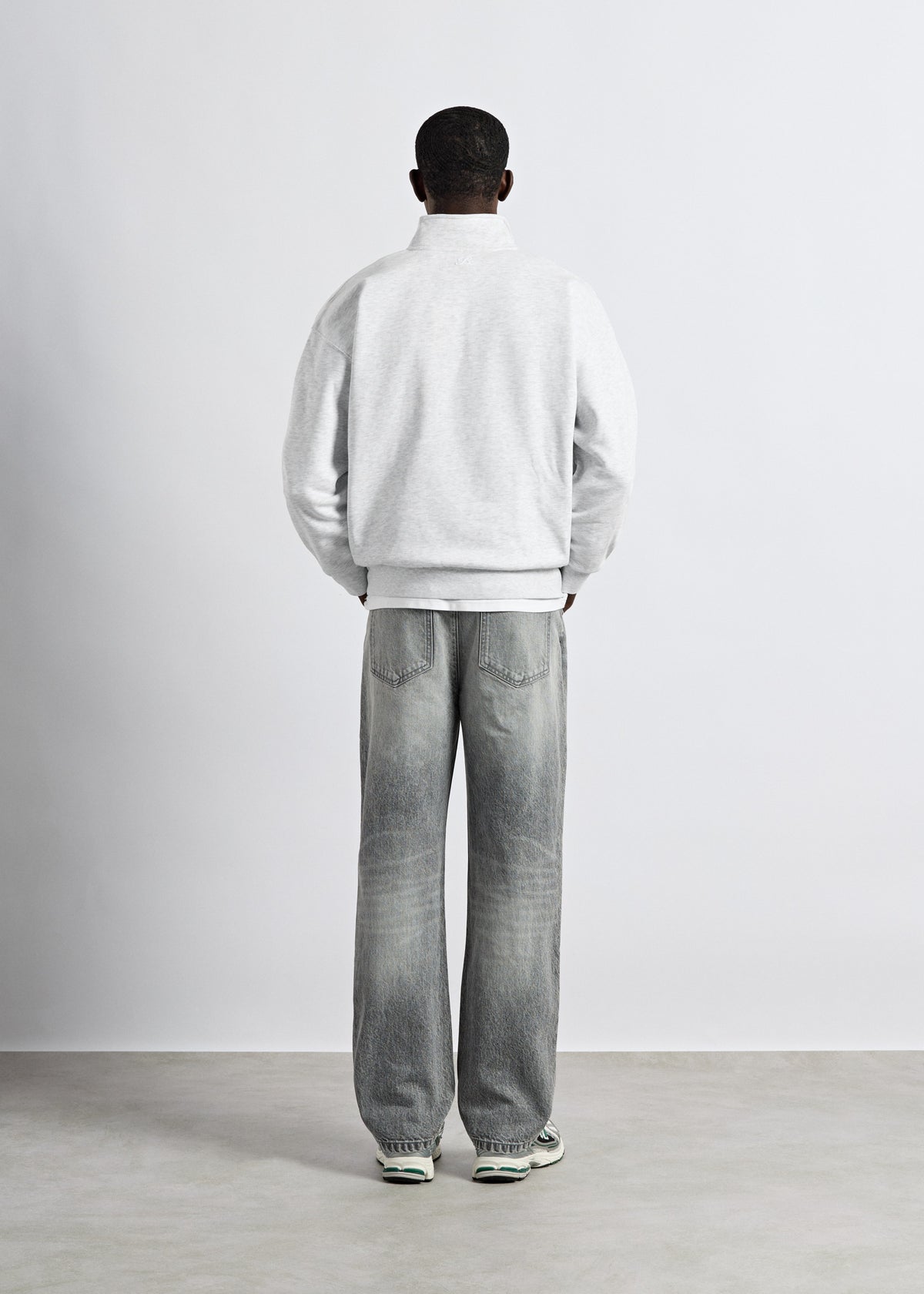 Basic Mock Neck Zip