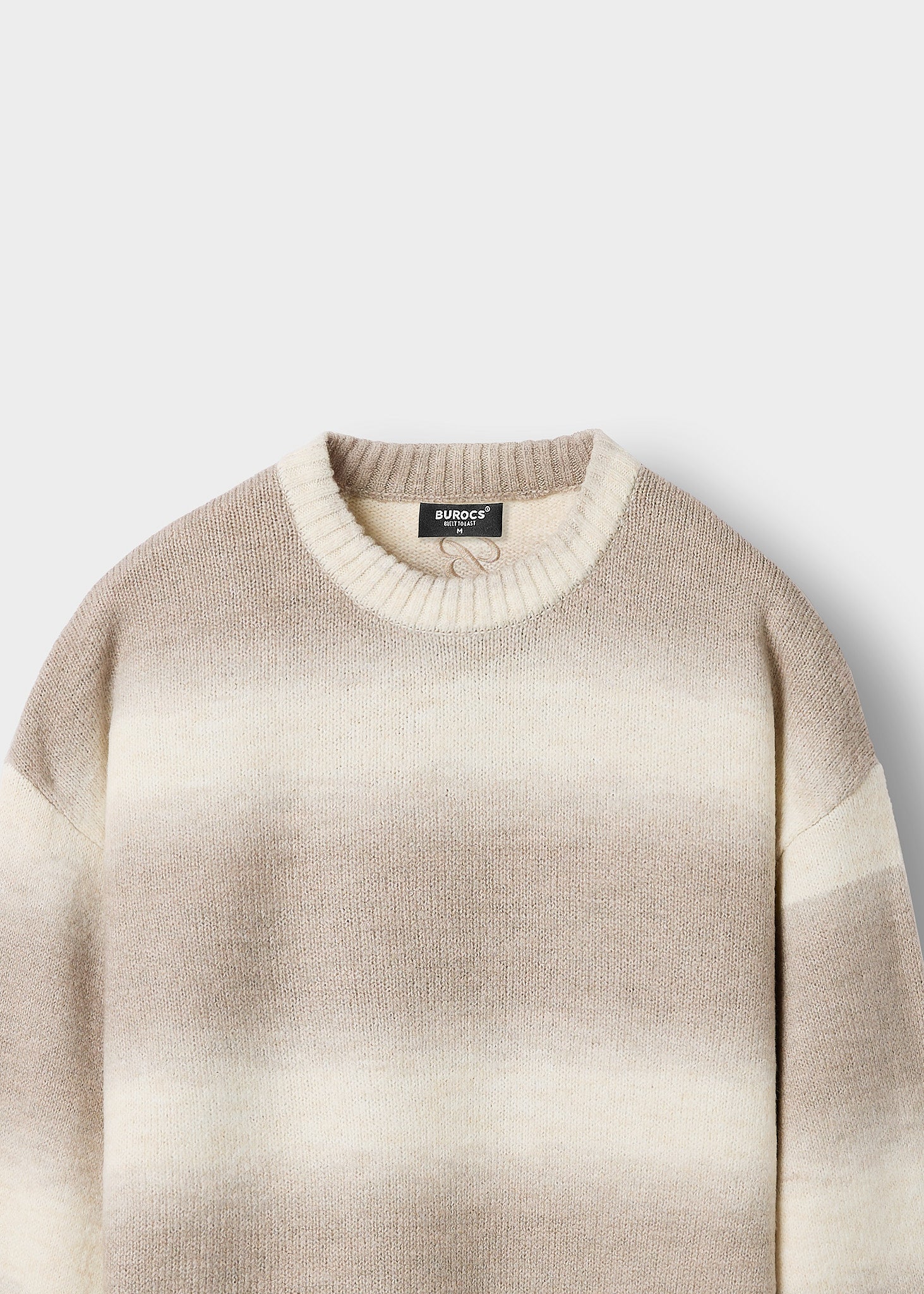 Knit Gradient Crewneck Sweater