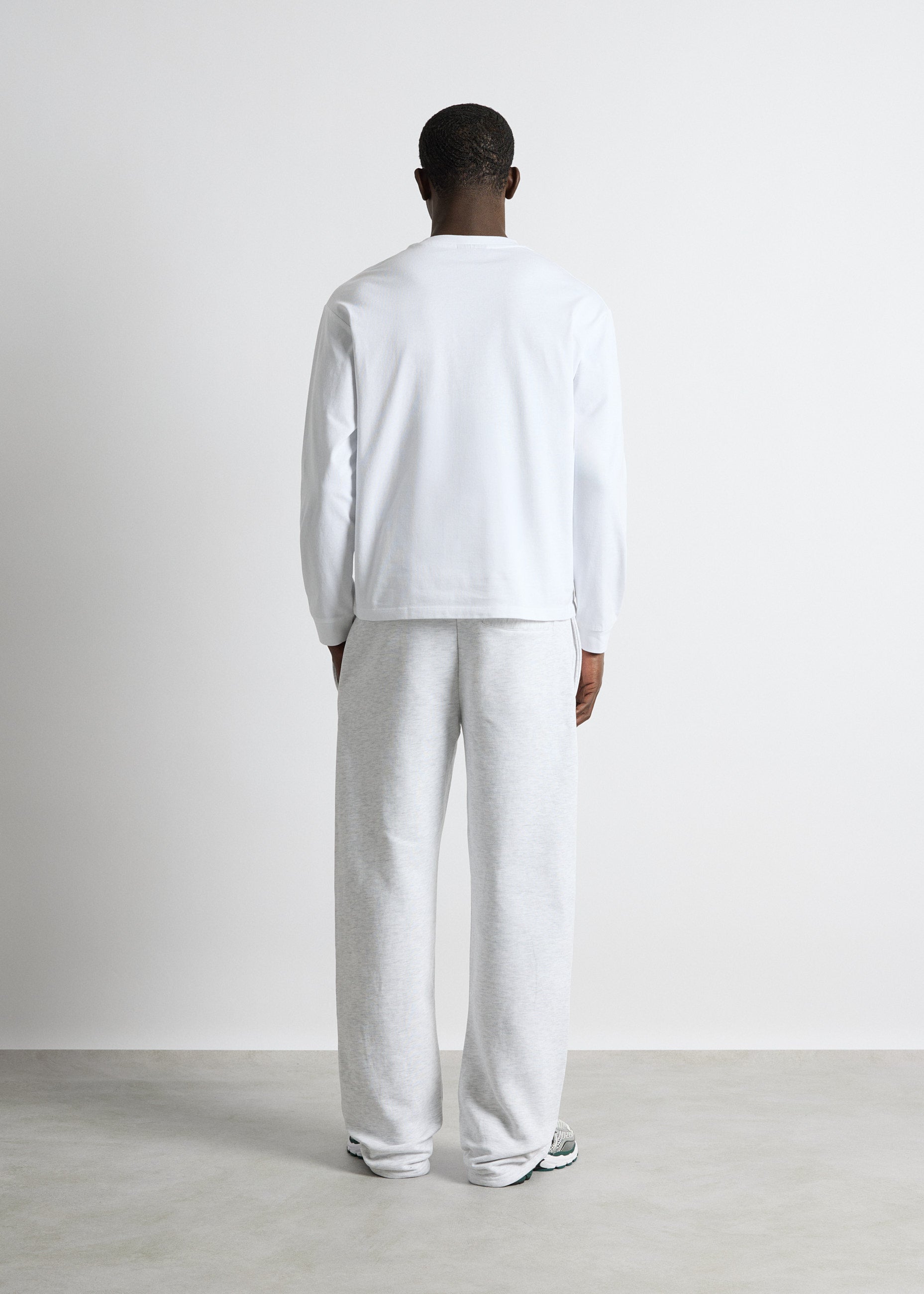 Wide Leg Seam Sweat Pants