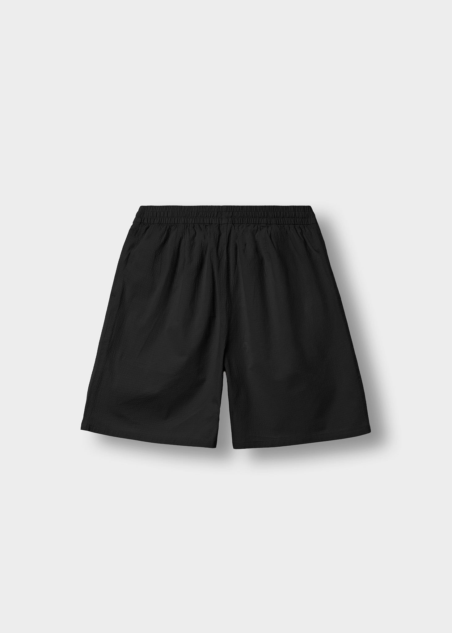 Solid Seersucker Shorts