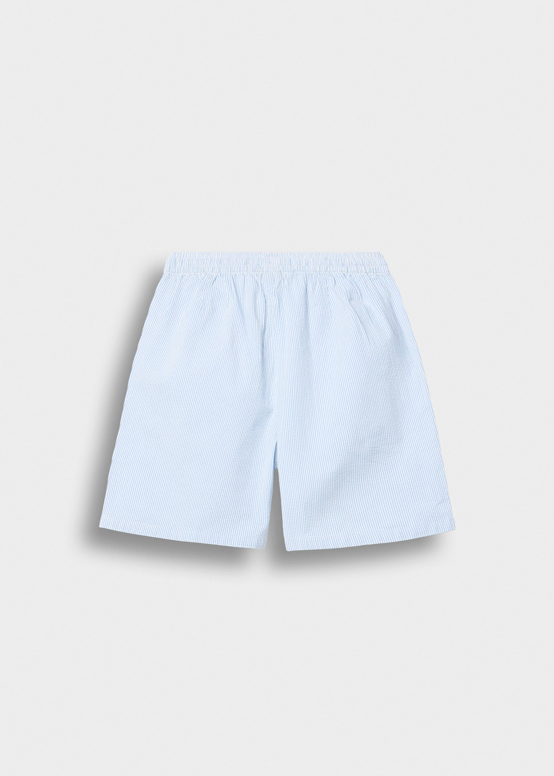 Striped Seersucker Shorts