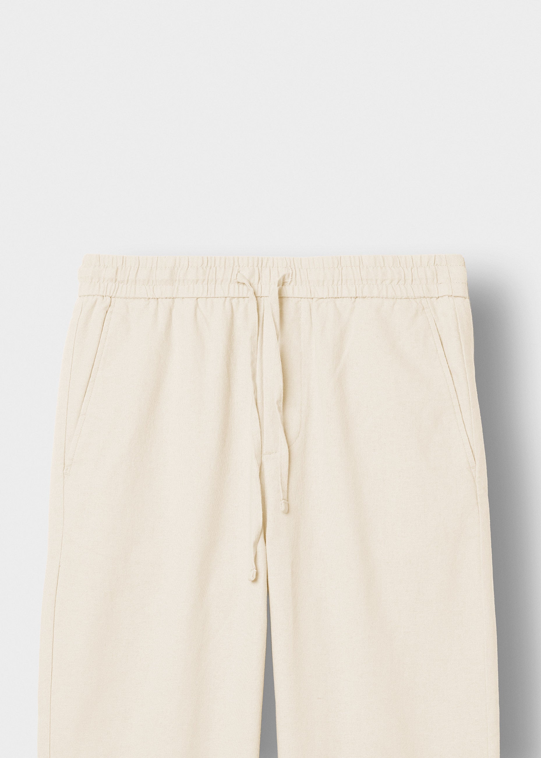 Linen-blend Pants